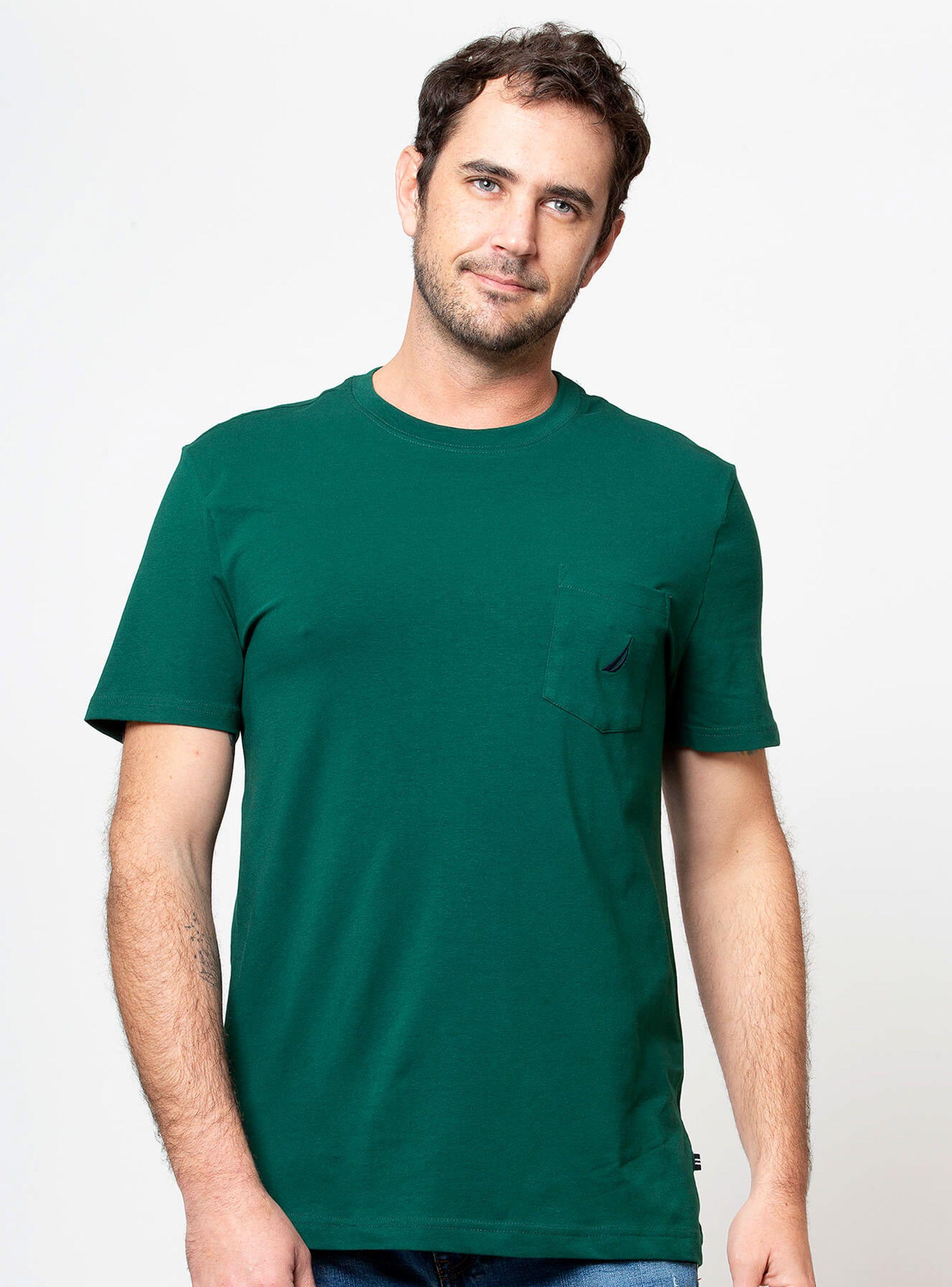 Polera Manga Corta Hombre Crewneck-0