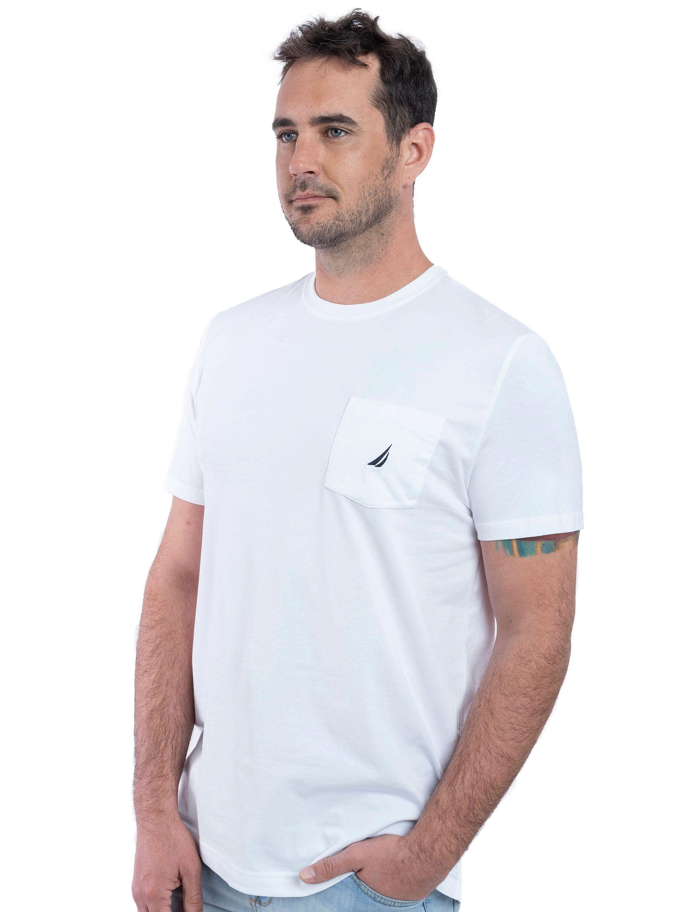 Polera Manga Corta Bolsillo Frontal-0