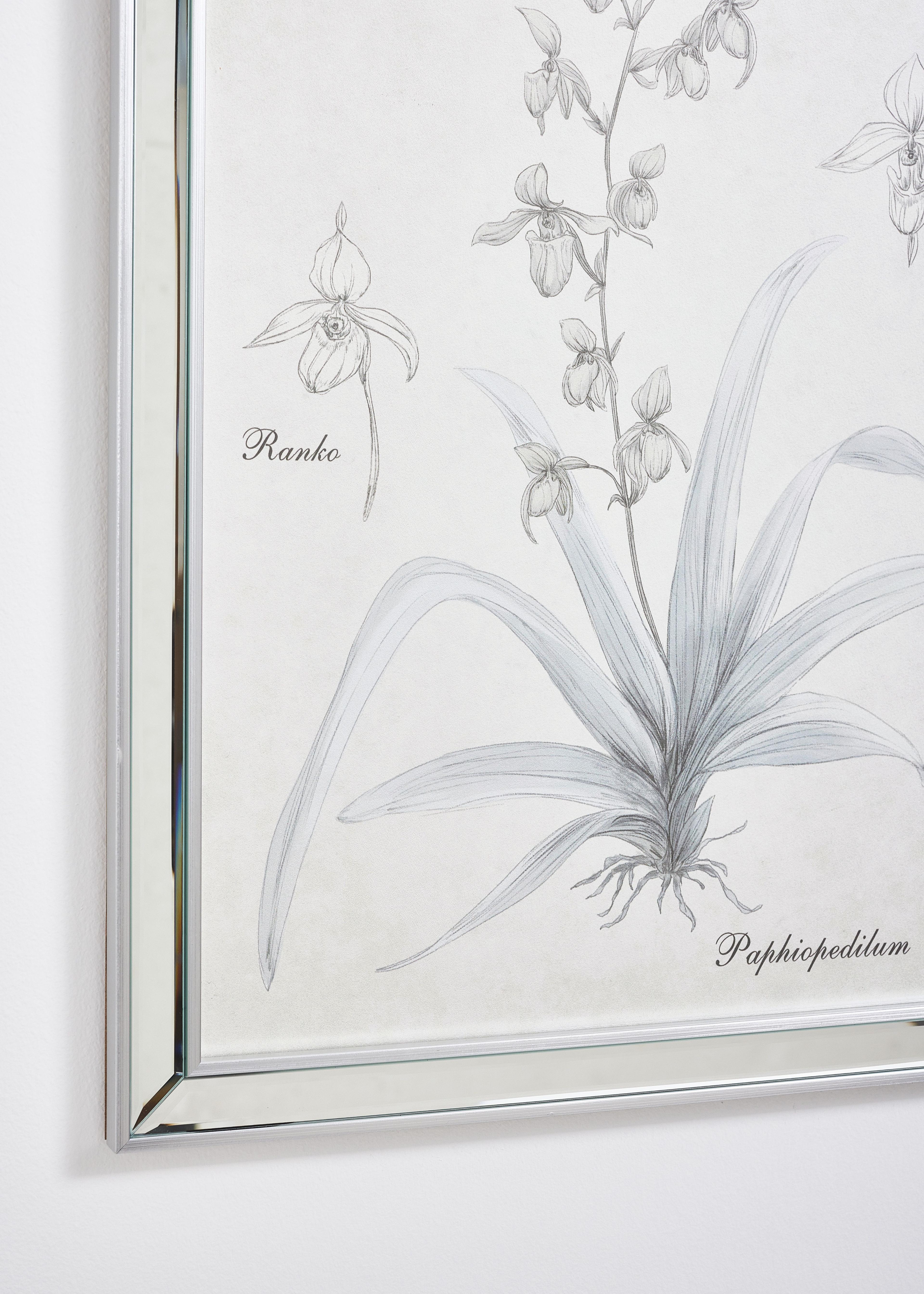 Cuadro Espejo Flores 1 50 x 40 cm-2