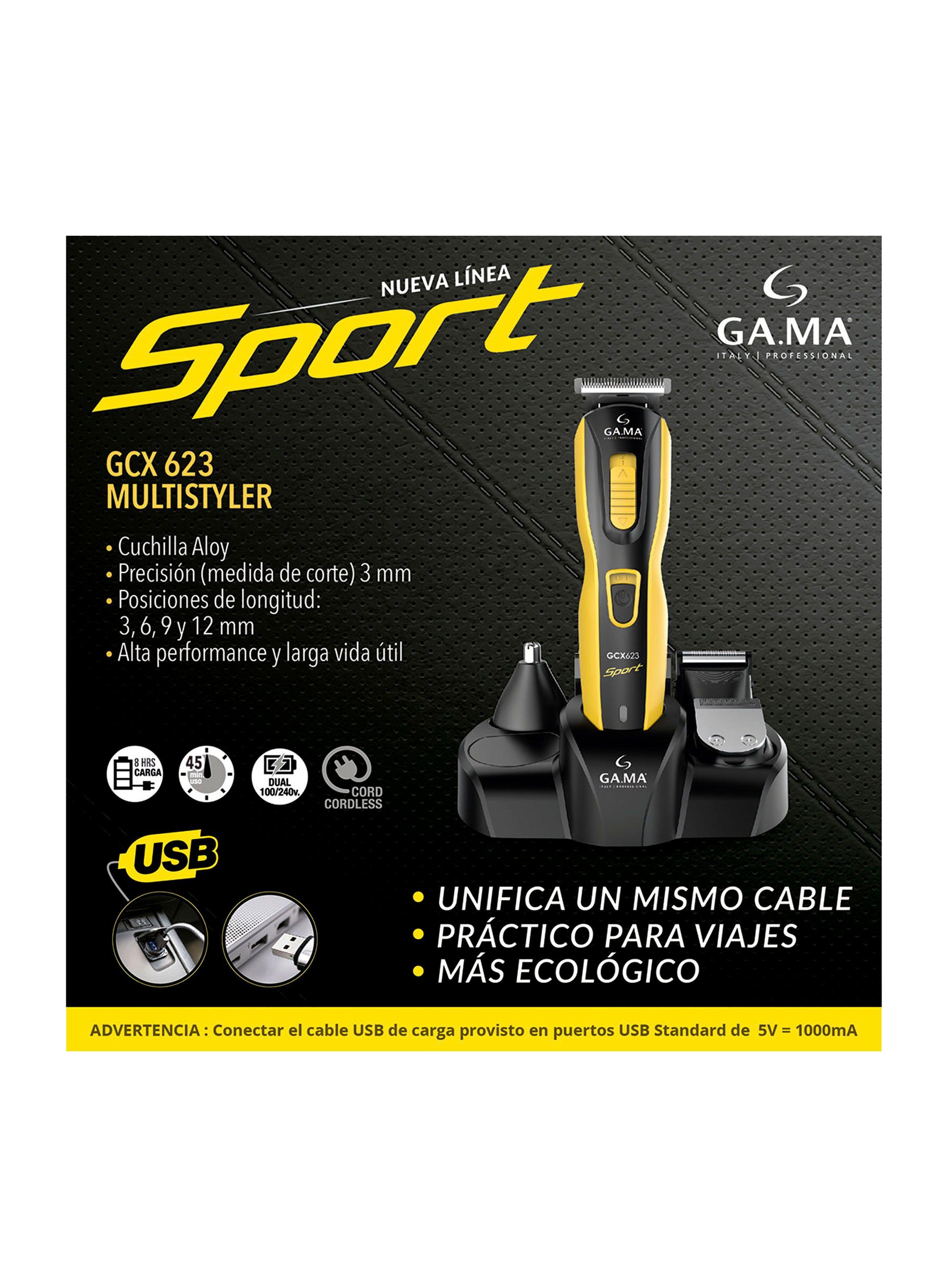 Cortapelo Multistyler GCX623 Sport USB-4