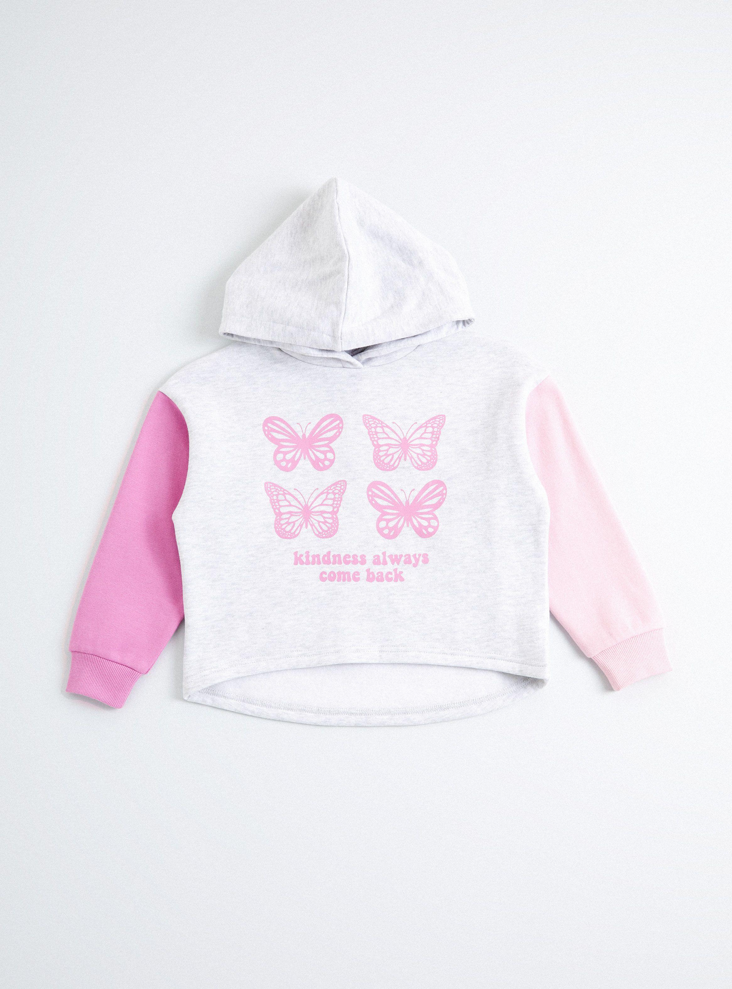 Polerón Estampado Frontal Corte Redondo-1