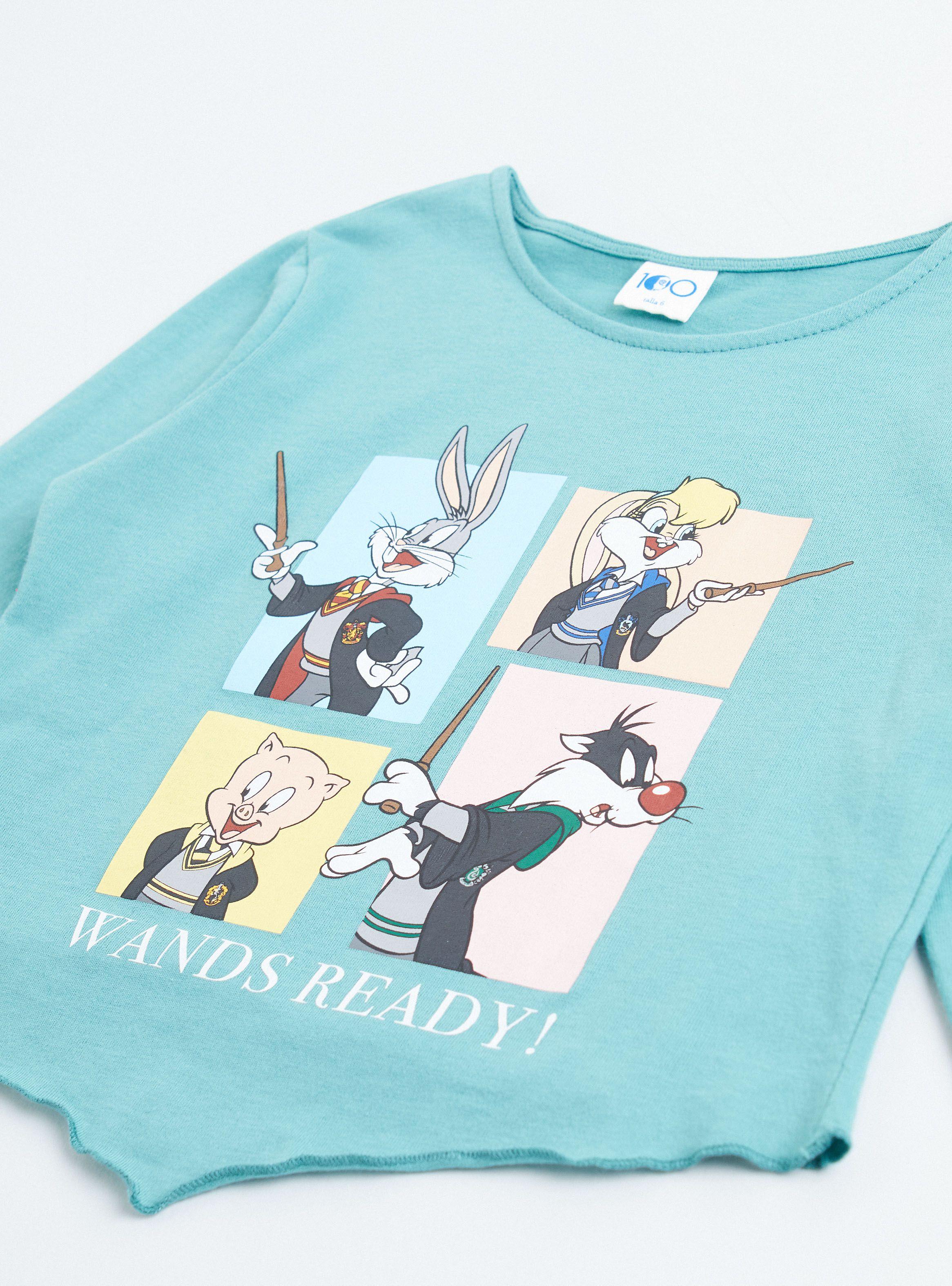 Polera Estampado Picapiedras Harry Potter/Mago De Oz-3