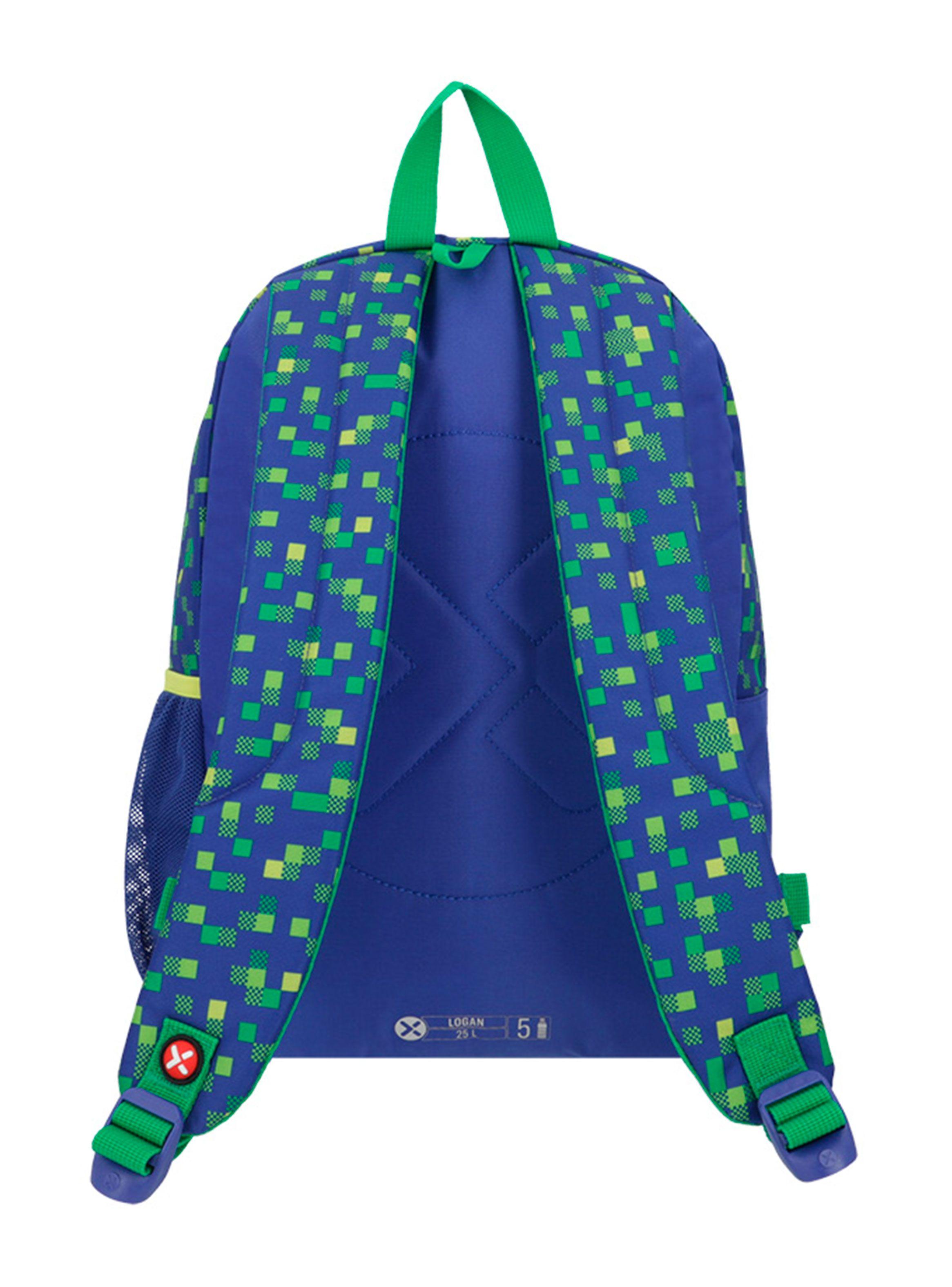 Mochila Logan 5Xt Dino Azul-2