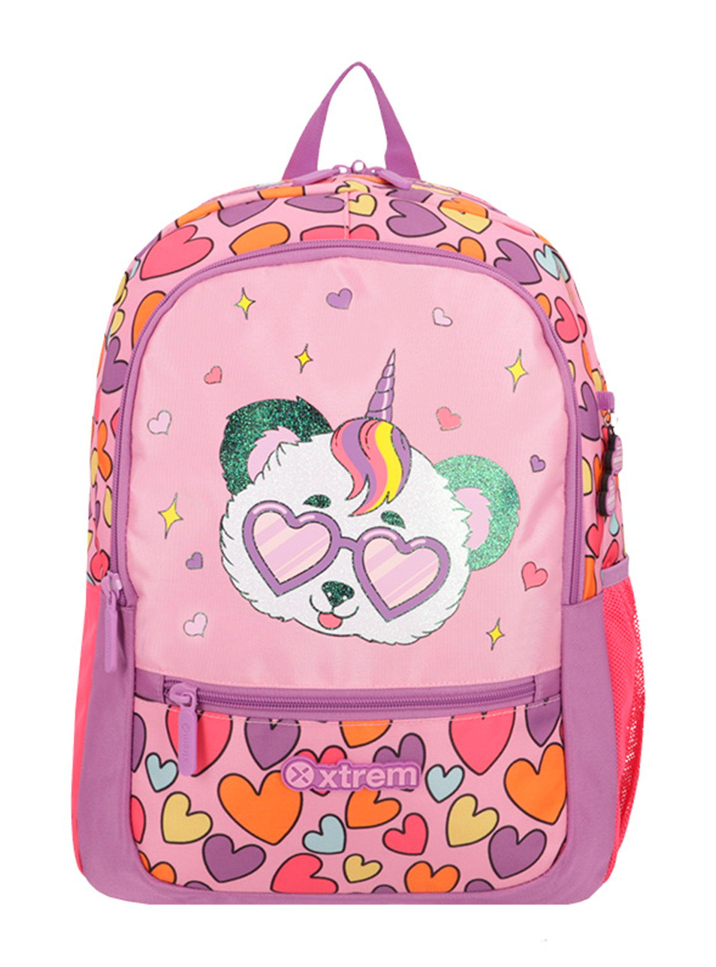 Mochila Logan 5Xt Panda Rosado-0