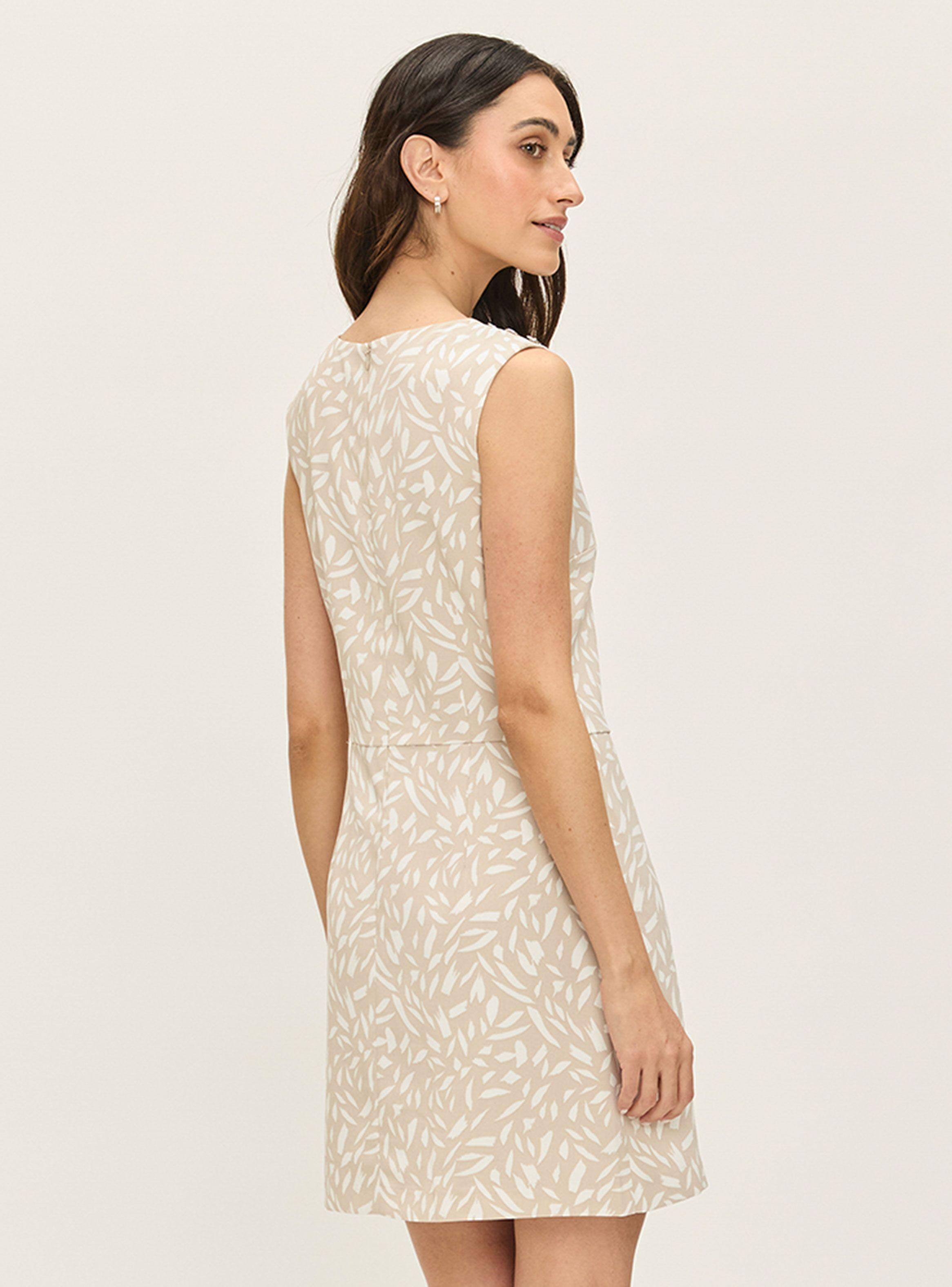 Vestido Estampado Hojal-1