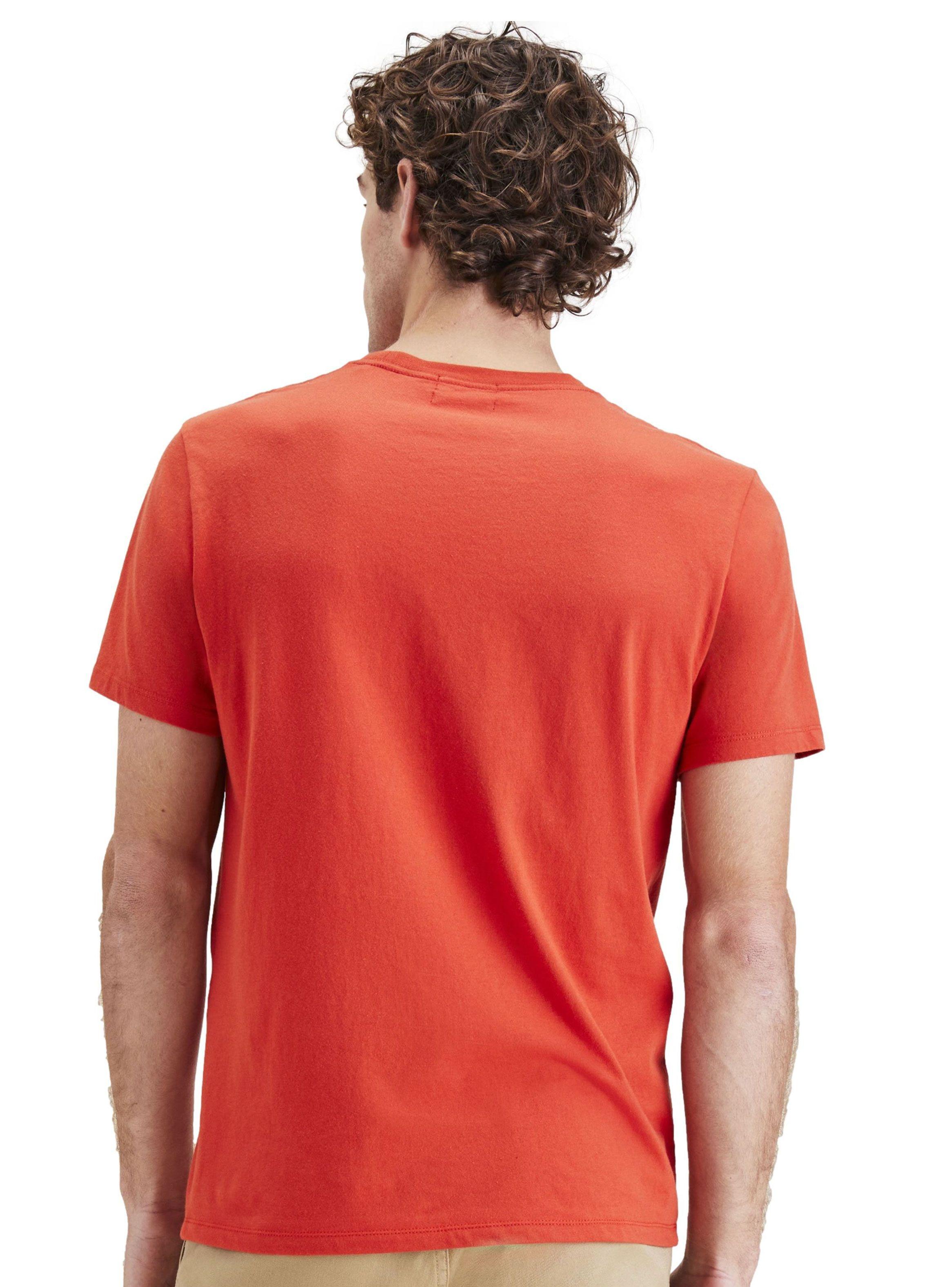 Polera Crew Neck Slim Fit Logo Roja-1