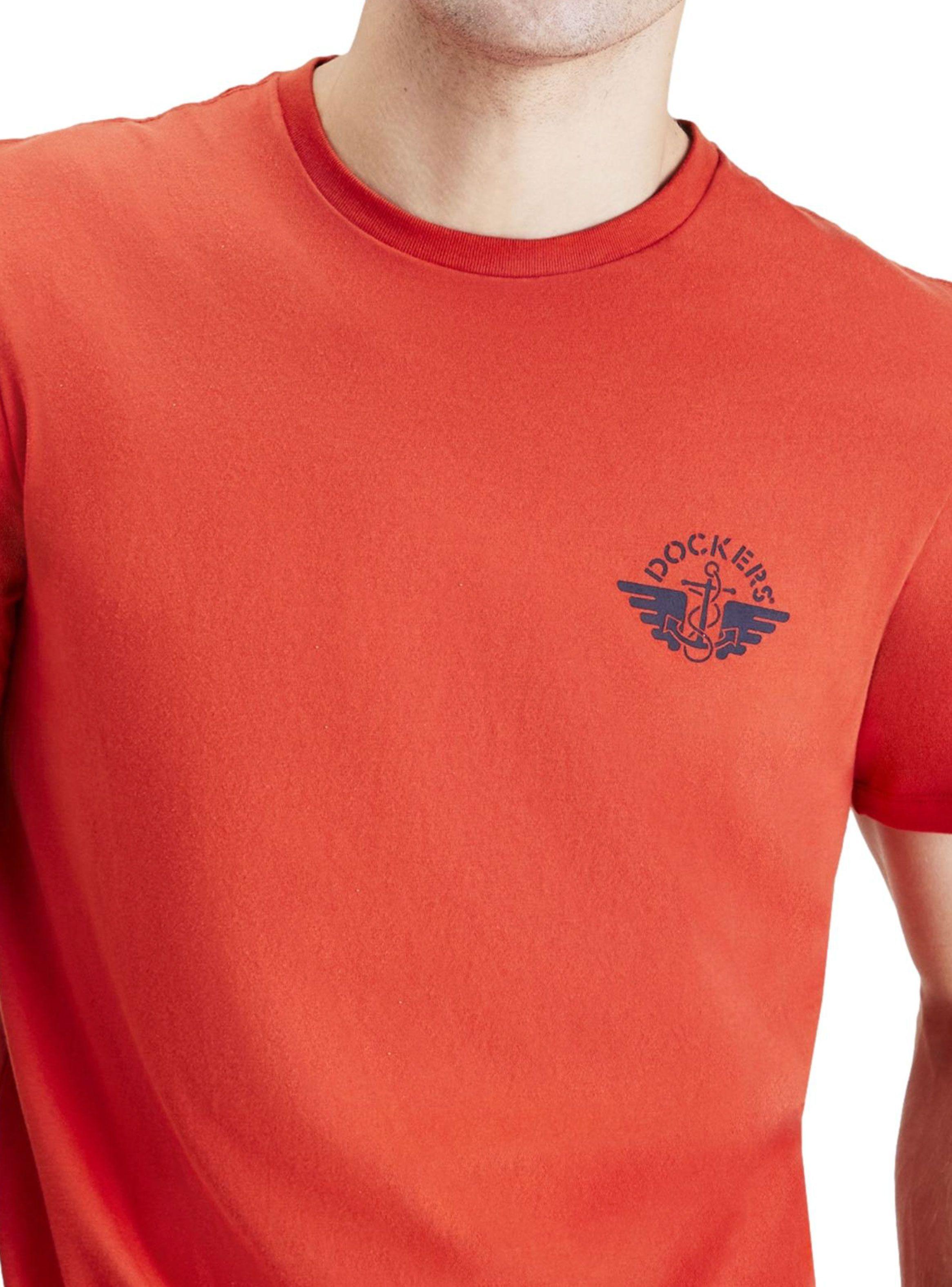 Polera Crew Neck Slim Fit Logo Roja-2