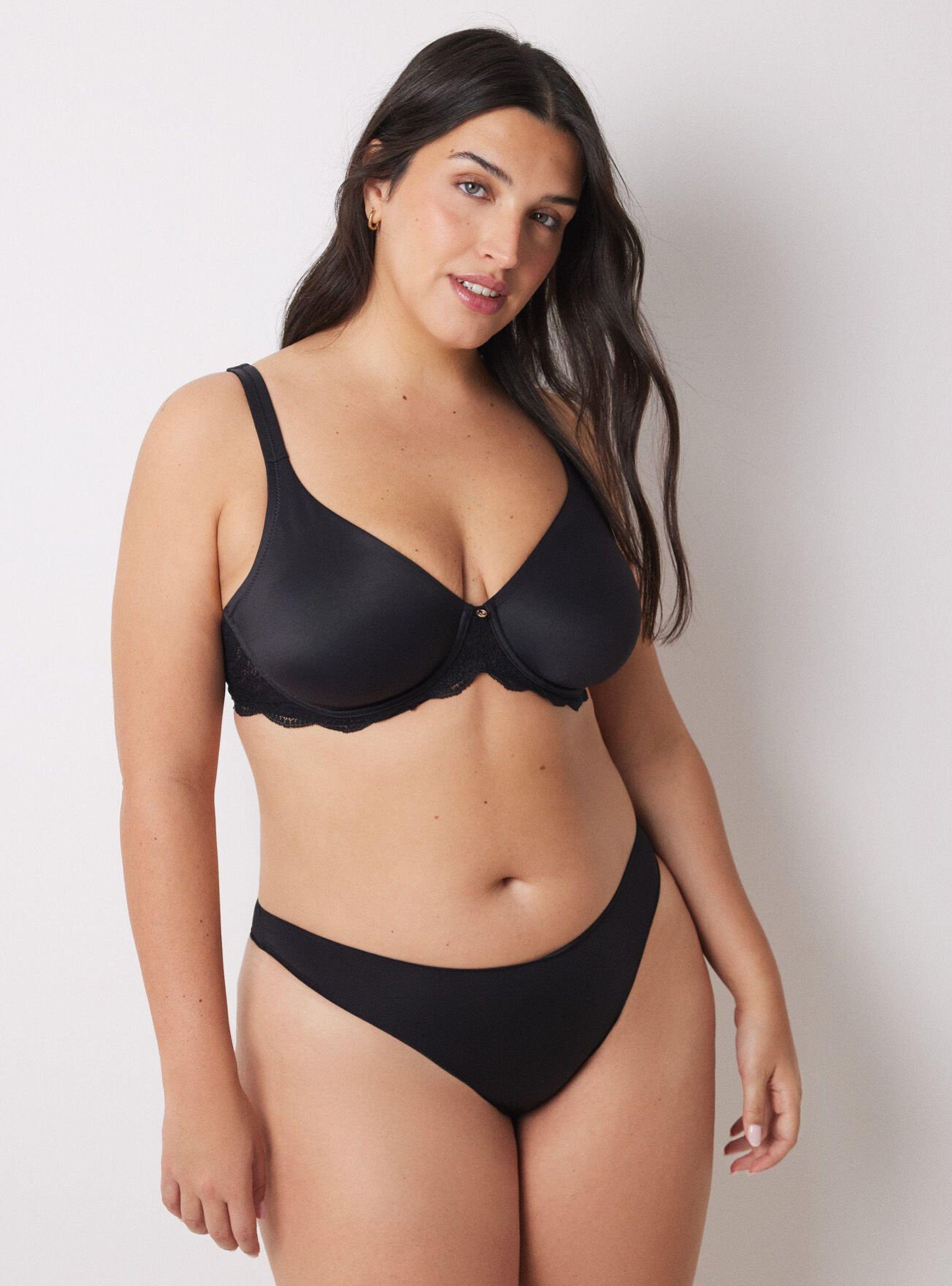 Sostén Real Reductor Encaje con Aro y sin Relleno-5