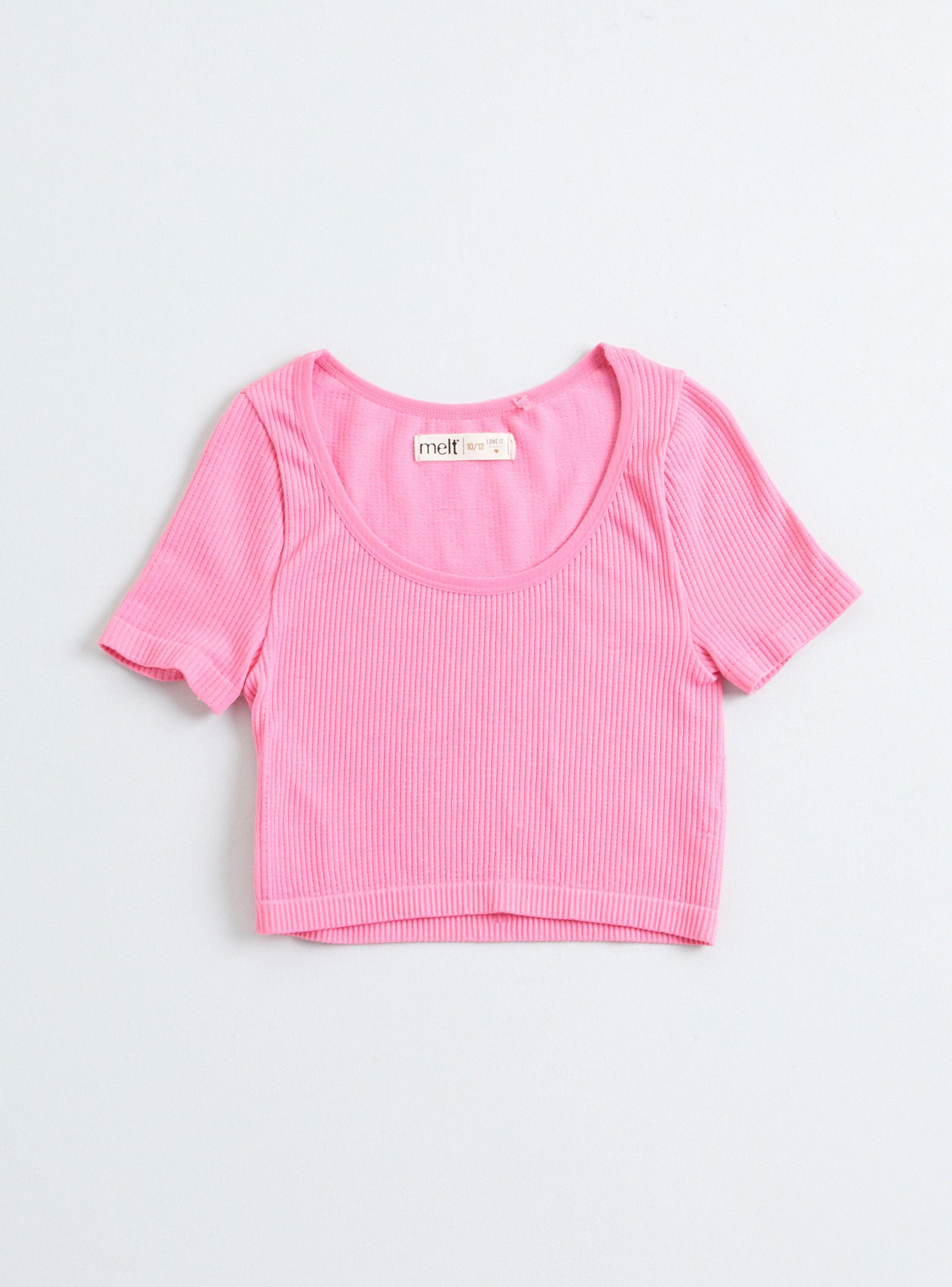 Polera Crop Seamless Verde-0