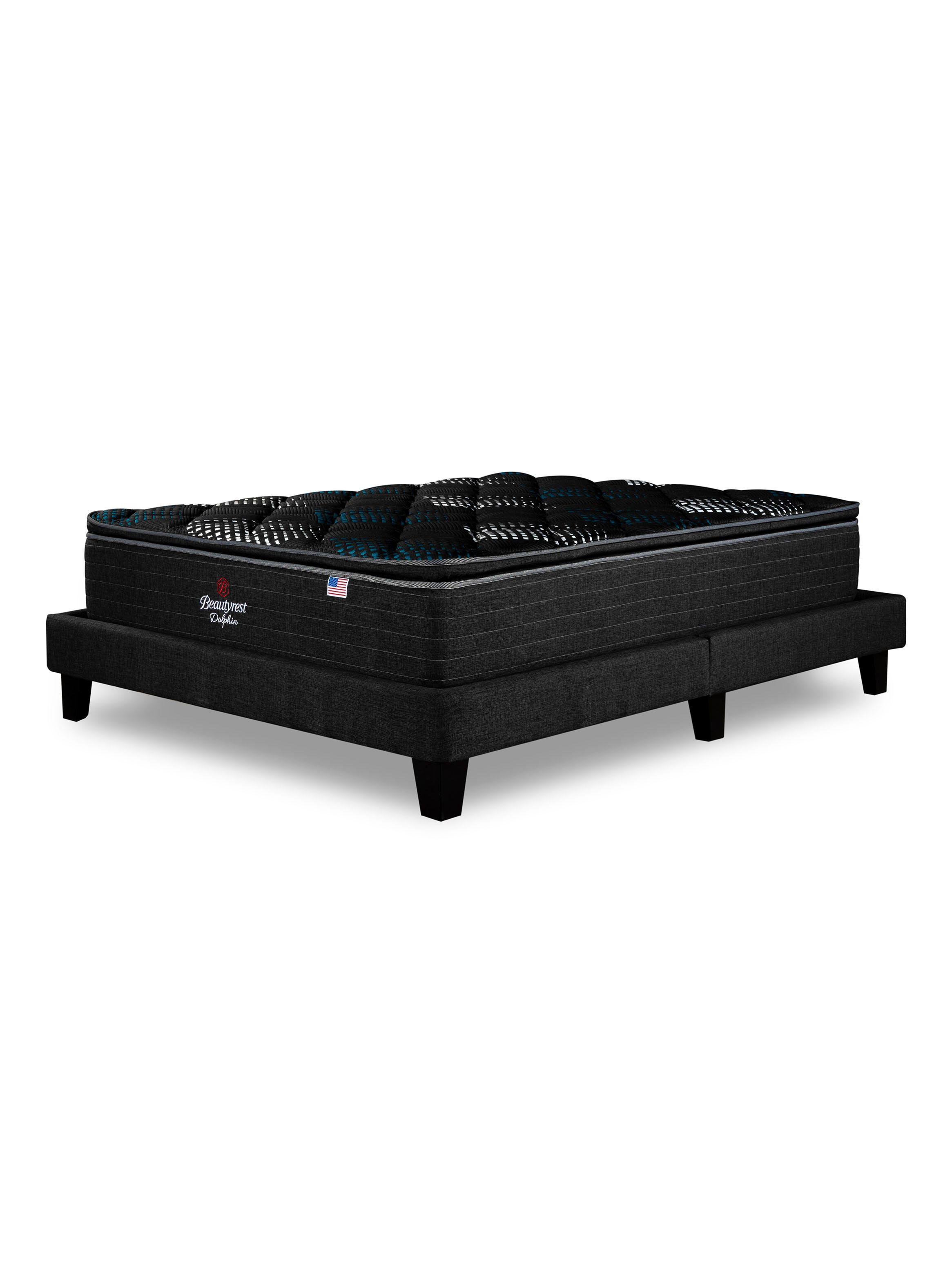 Cama Europea LowNest Dolphin King + Respaldo Tignes Margo-2