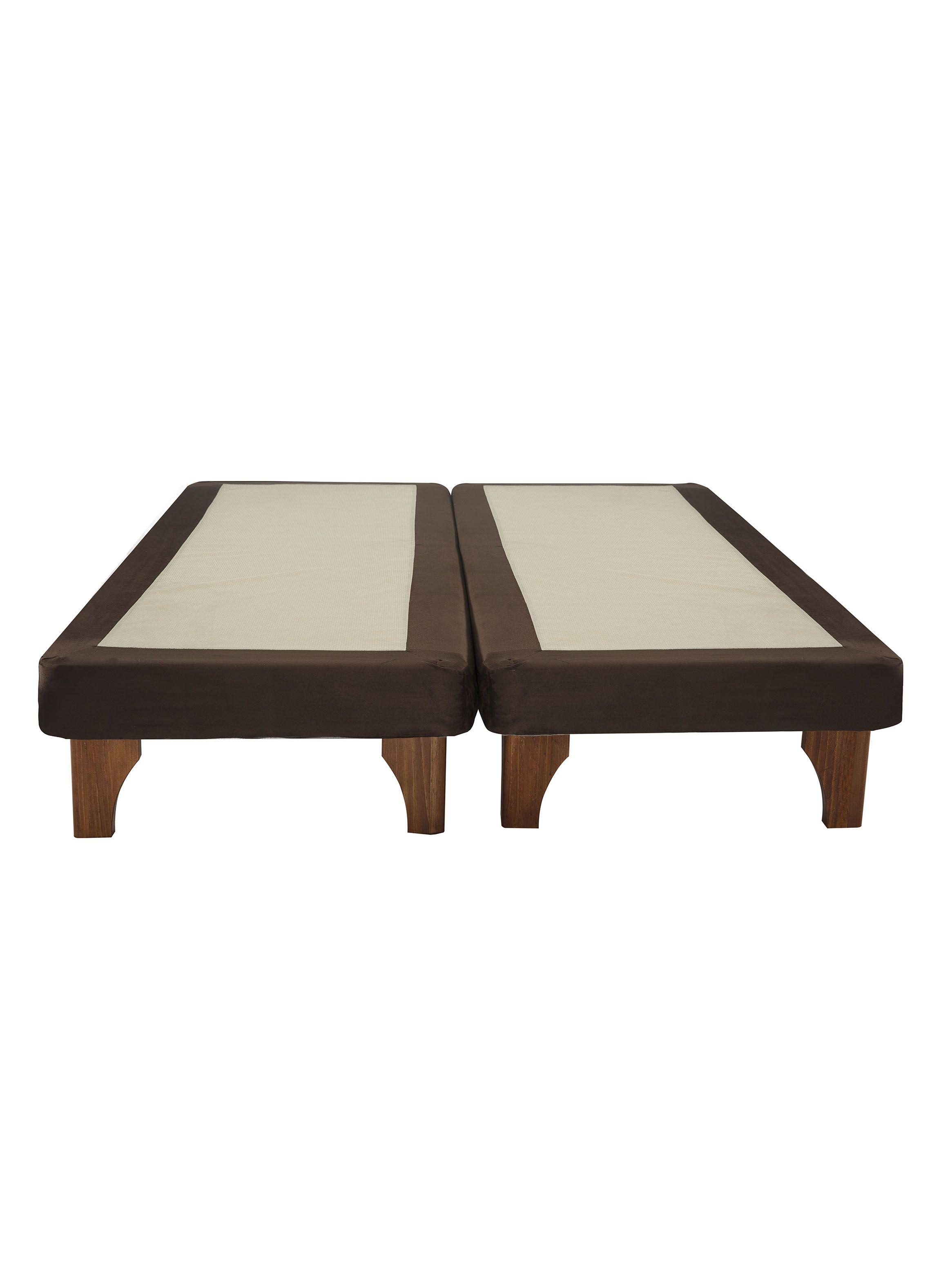 Base Europea Chocolate 2 Plazas Base Dividida-2