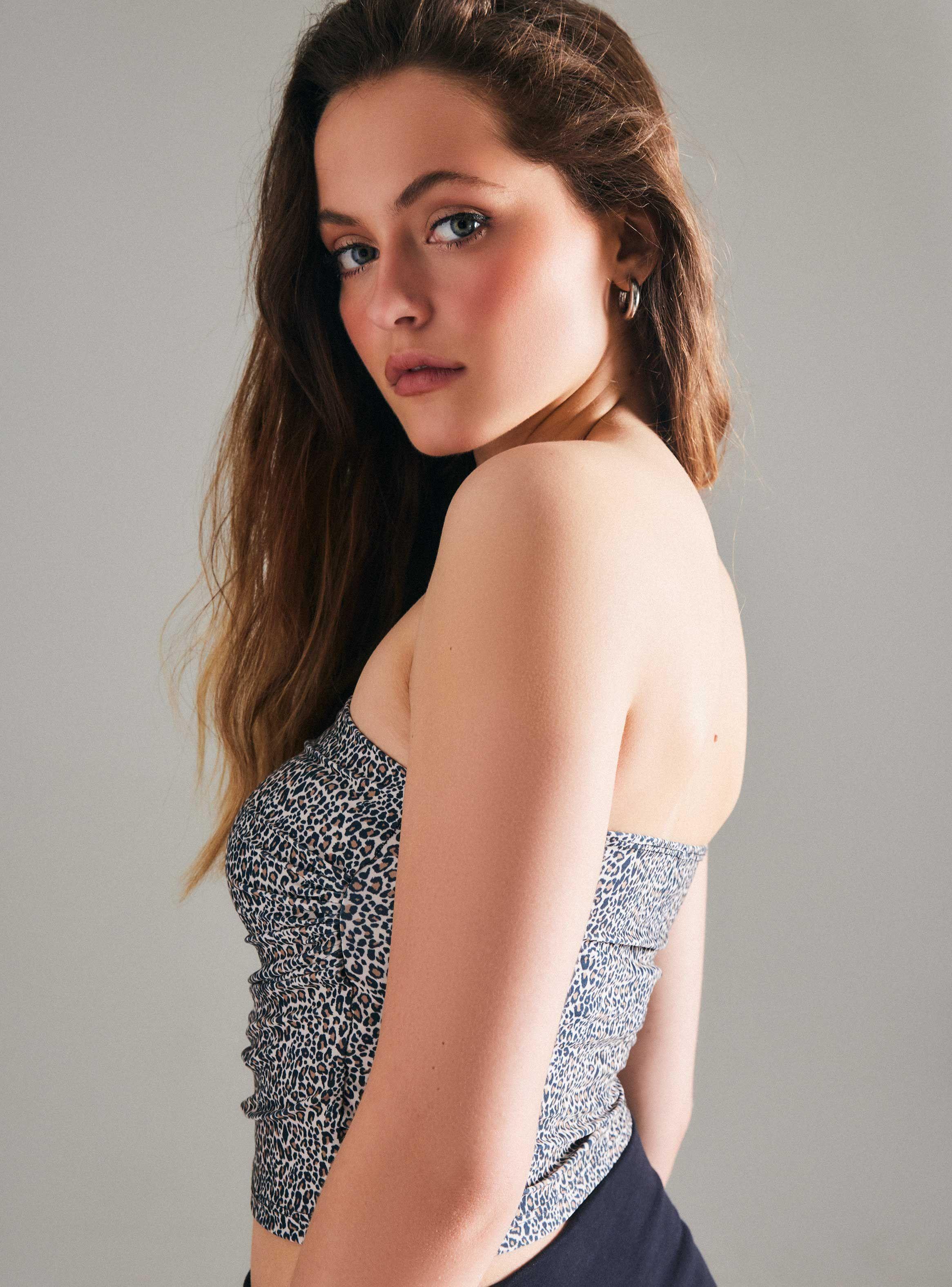 Polera Top Strapless Corp-3