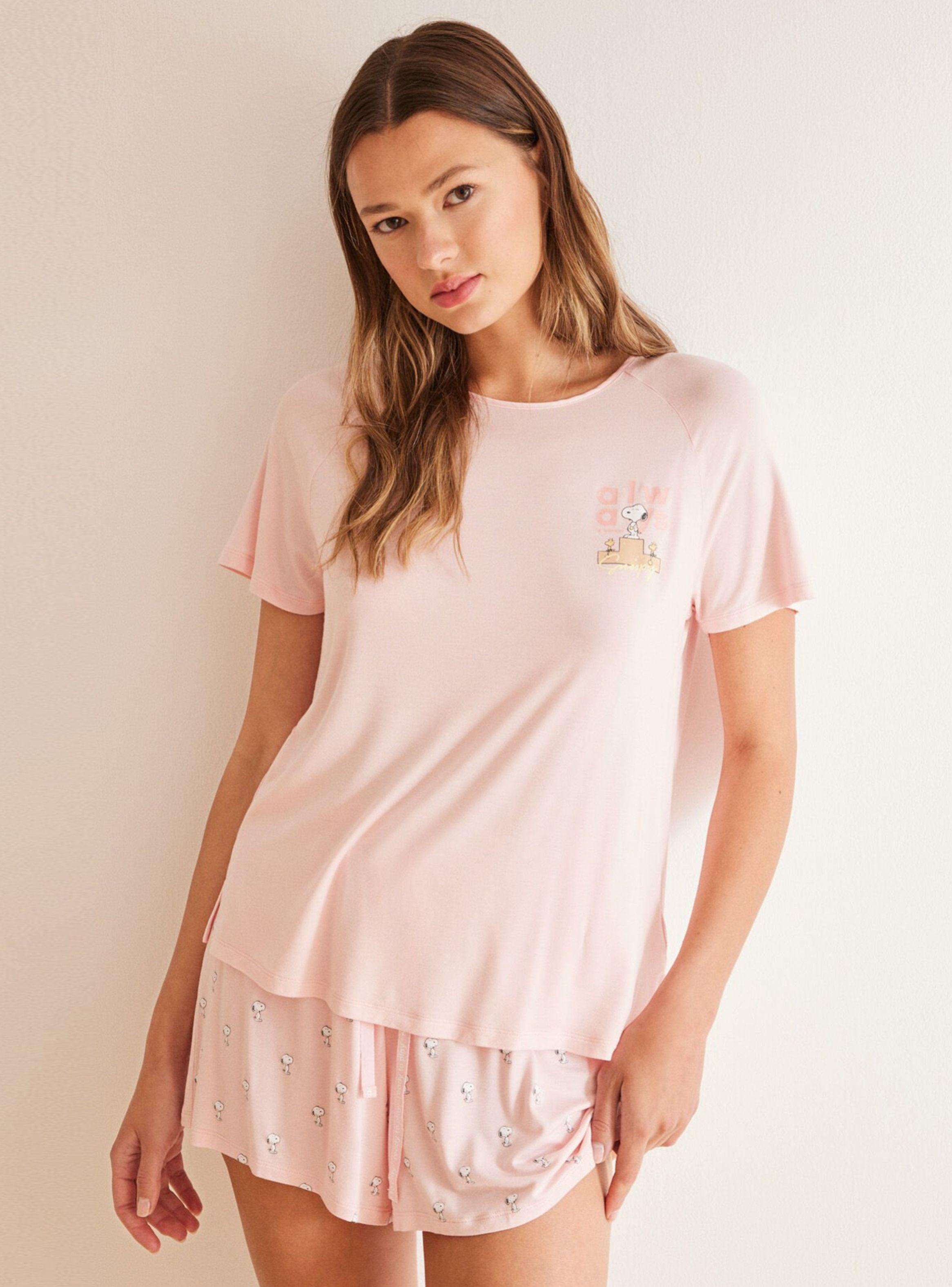 Pijama Corto Súper Soft Snoppy-0