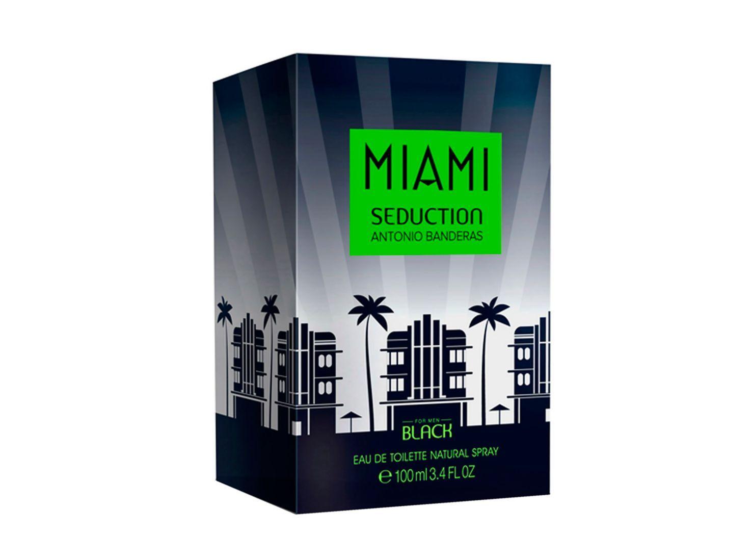 Perfume Antonio Banderas Black Miami Hombre EDT 100 ml EDL-1