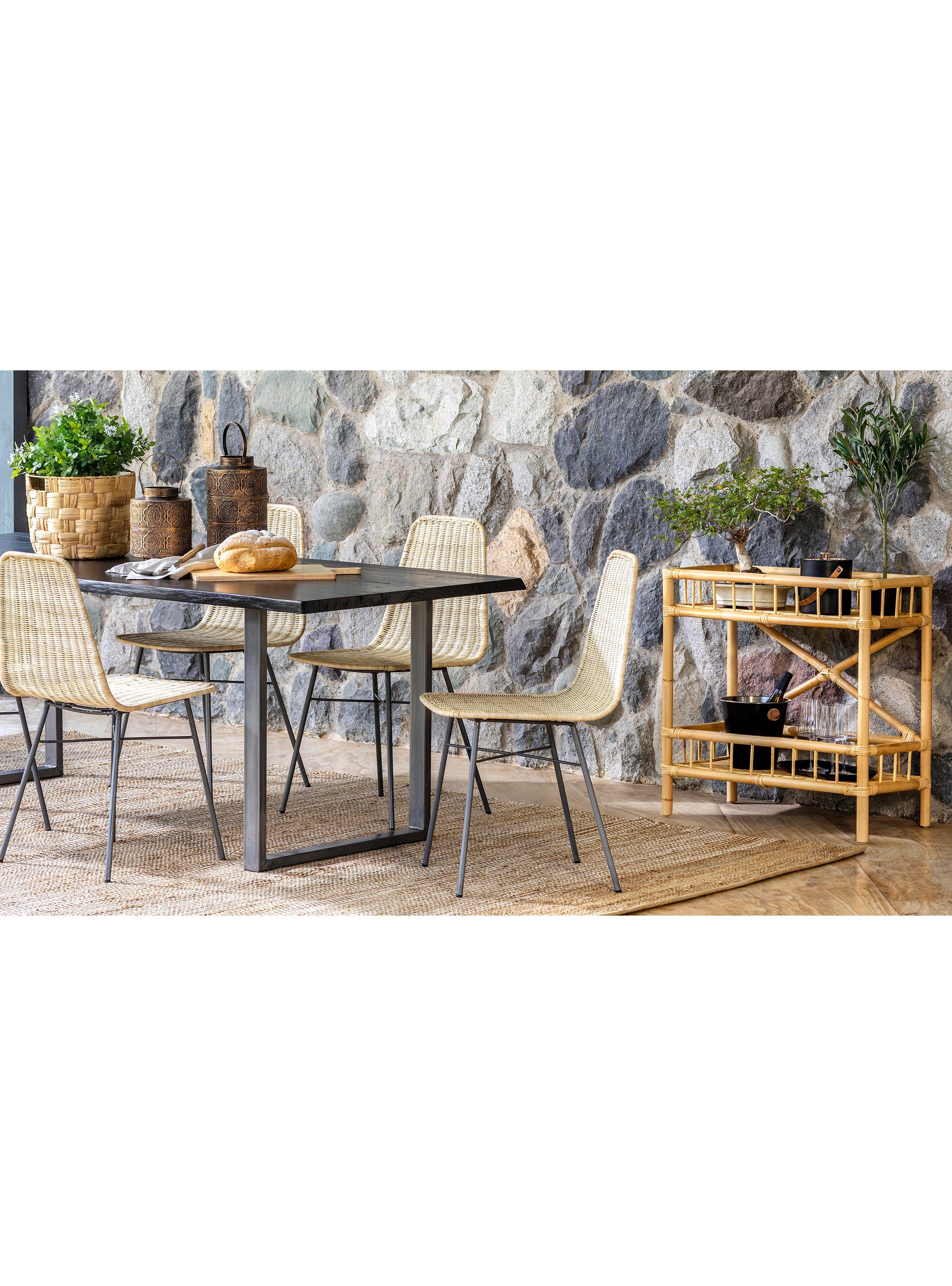 Mesa de Comedor Black Wood 220x90 cm-6