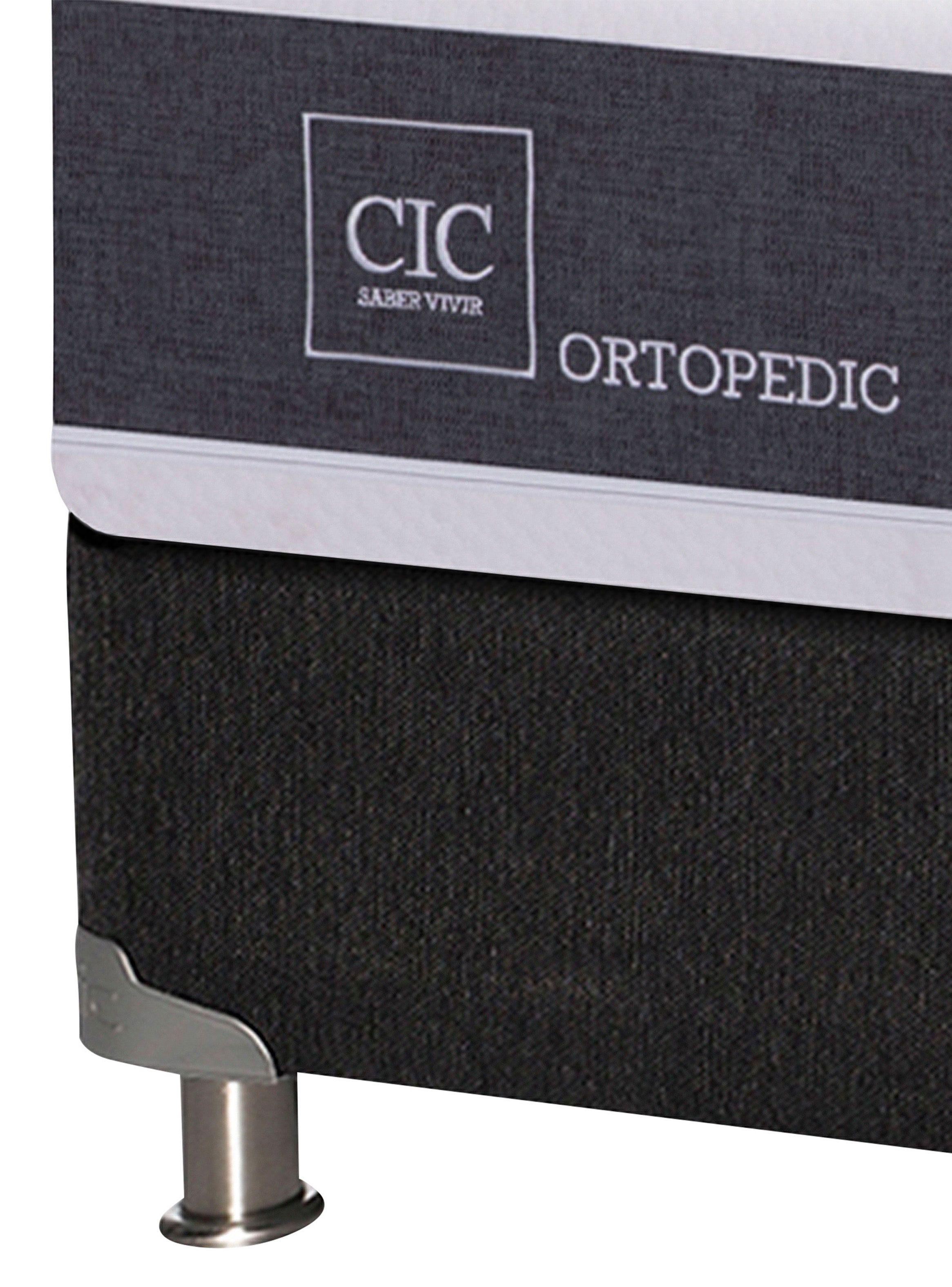 Box Spring New Ortopedic B5 Black 1.5 Plazas New Villarrica Sin Textil-2