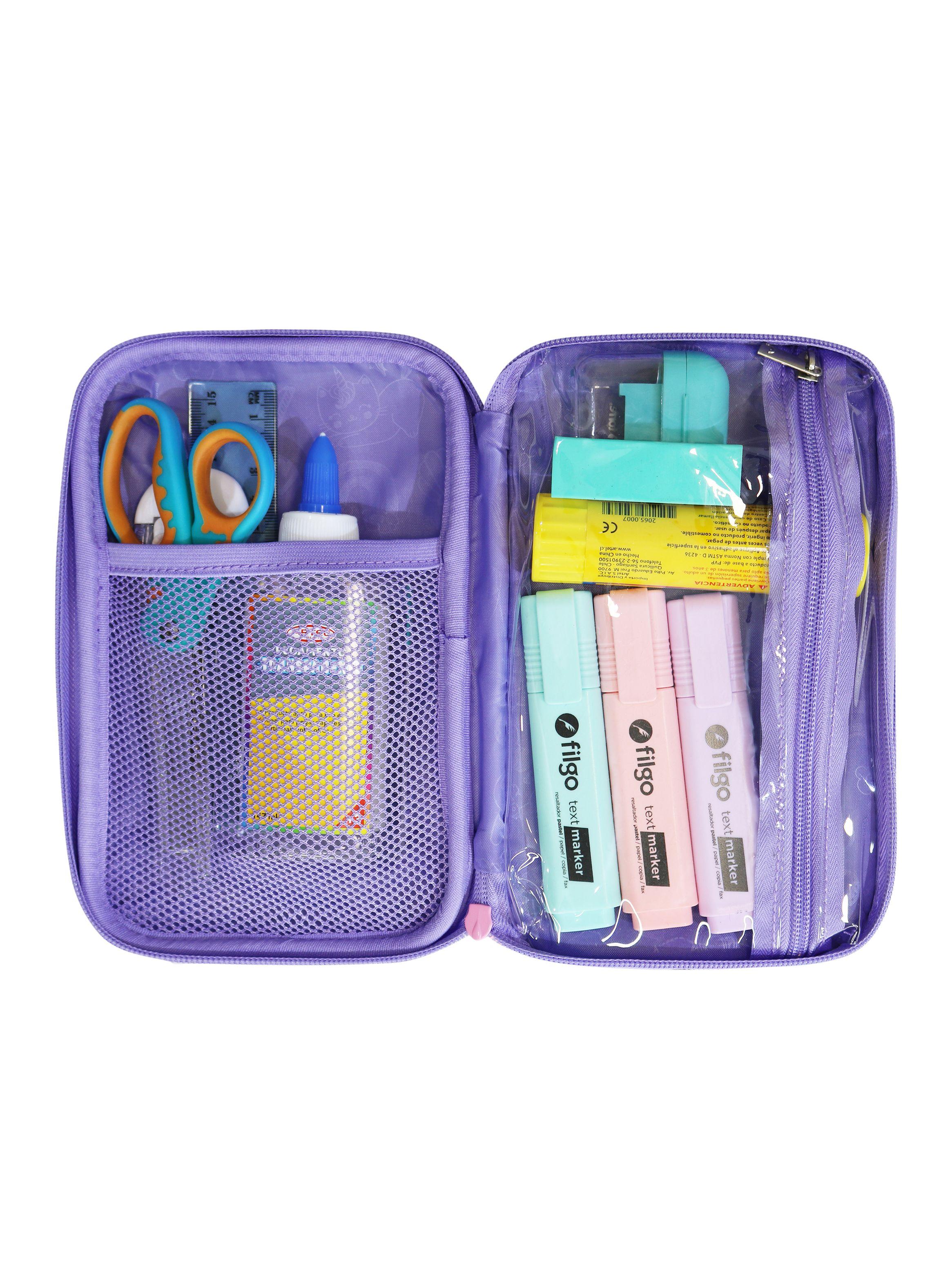 Estuche Head Box 25 Mariposa Lila-3