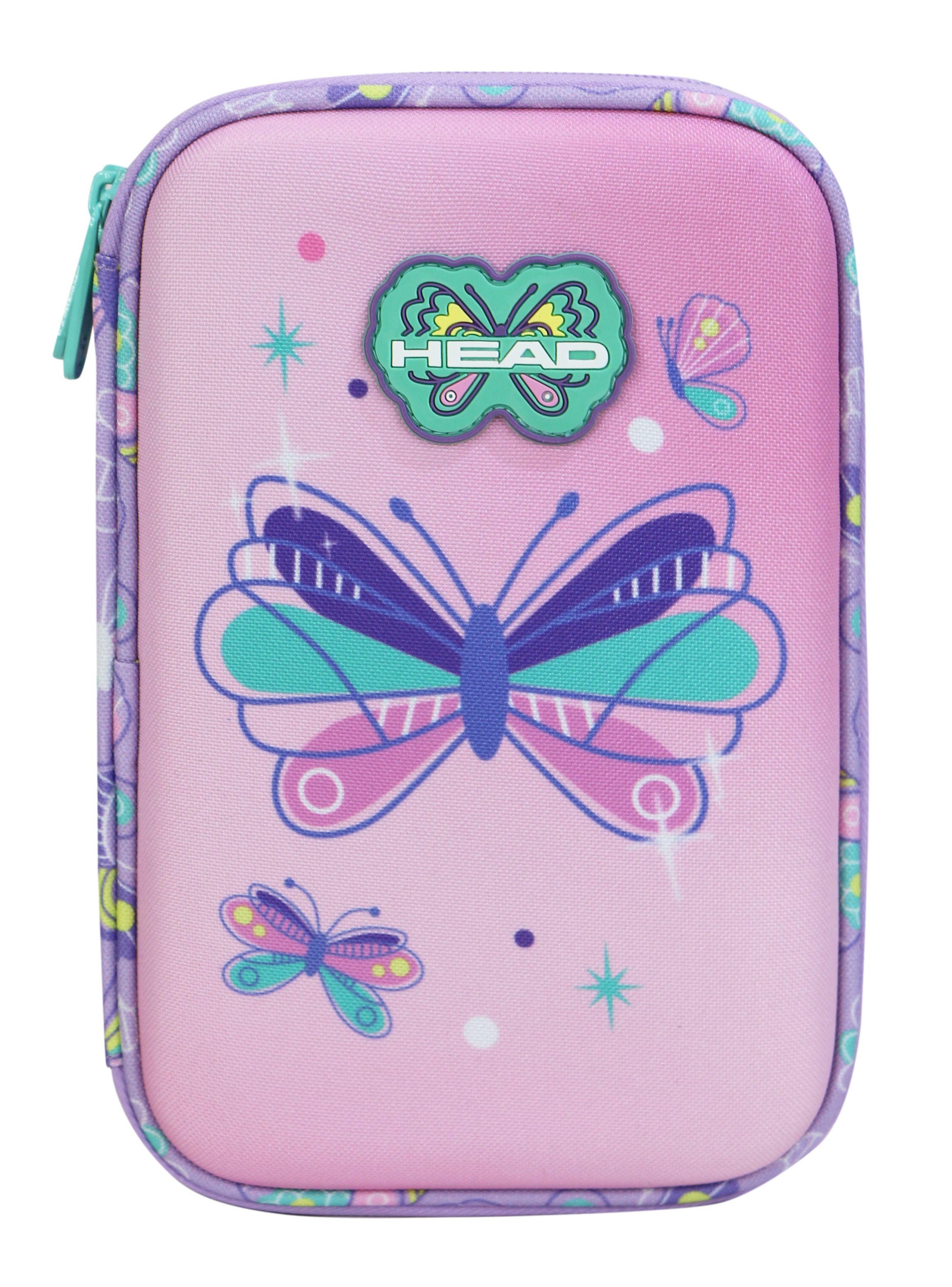 Estuche Head Box 25 Mariposa Lila-0