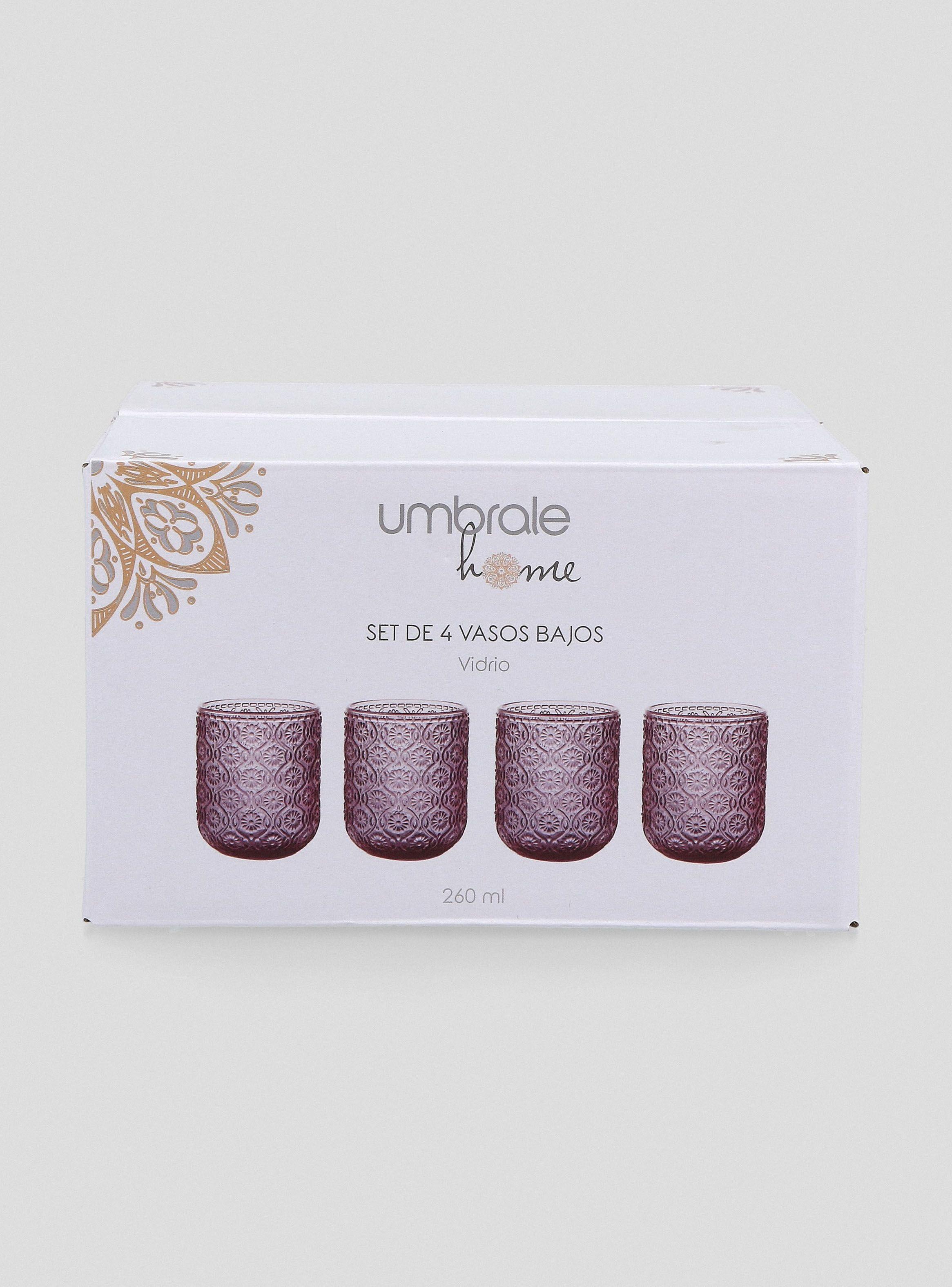 Vaso Bajo Belleza 260 ml Púrpura-3