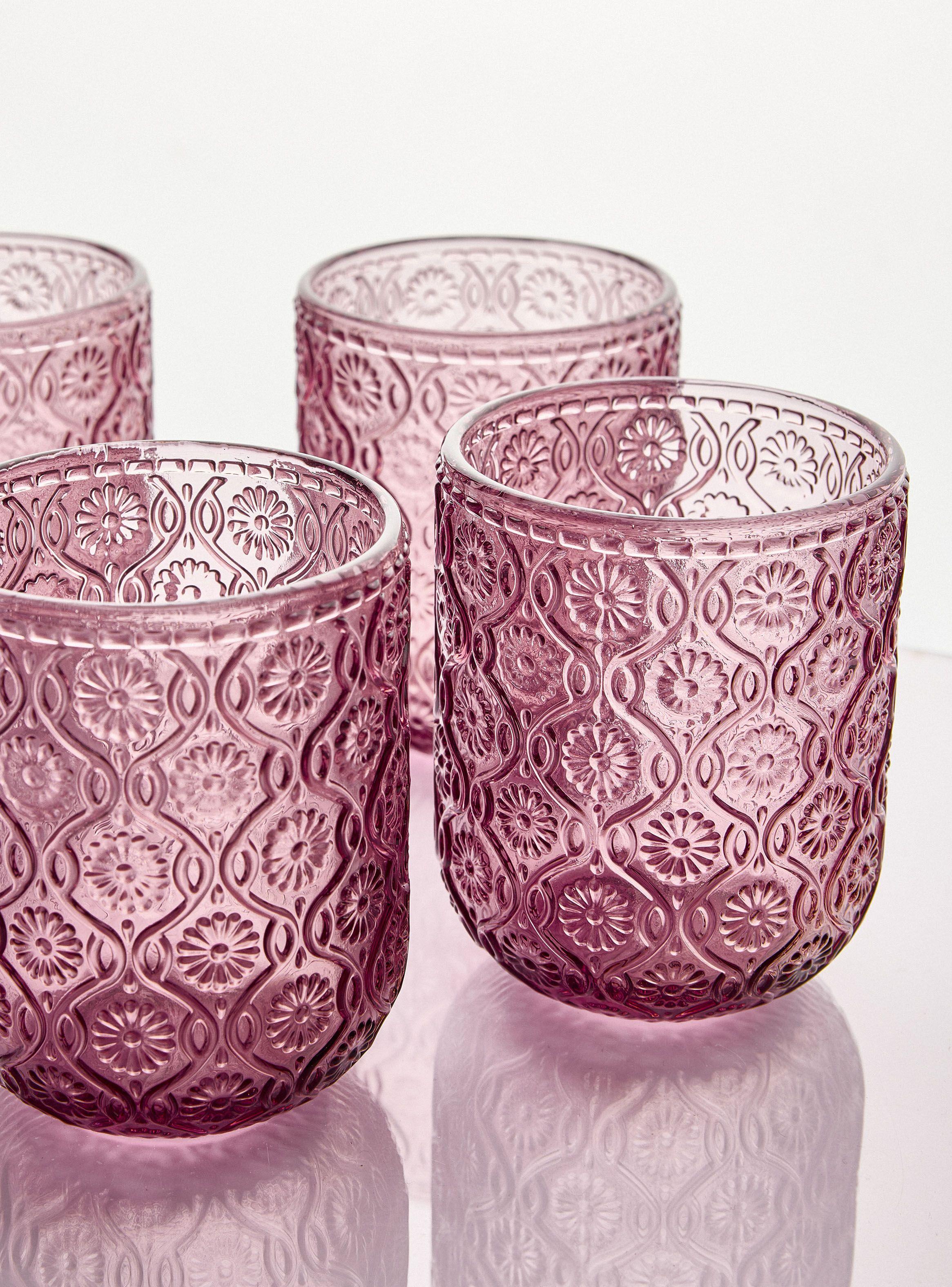 Vaso Bajo Belleza 260 ml Púrpura-2