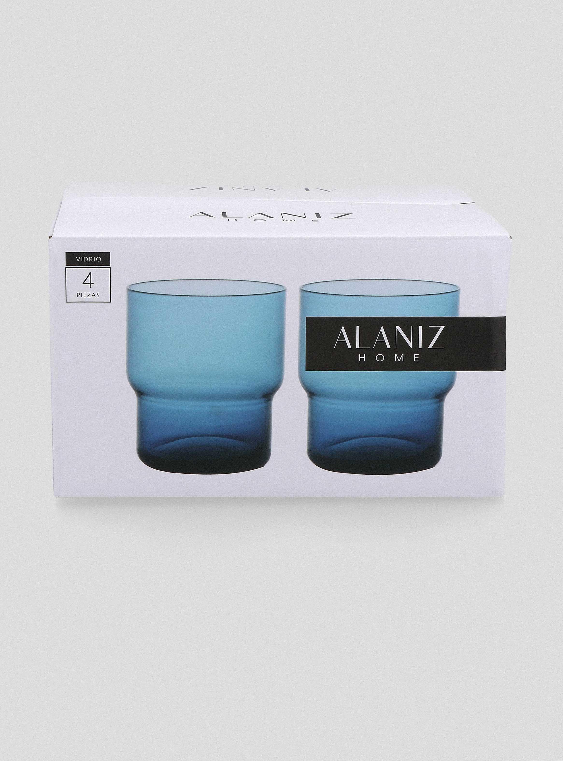 Set 4 Vasos Bajo Terra Azul-3