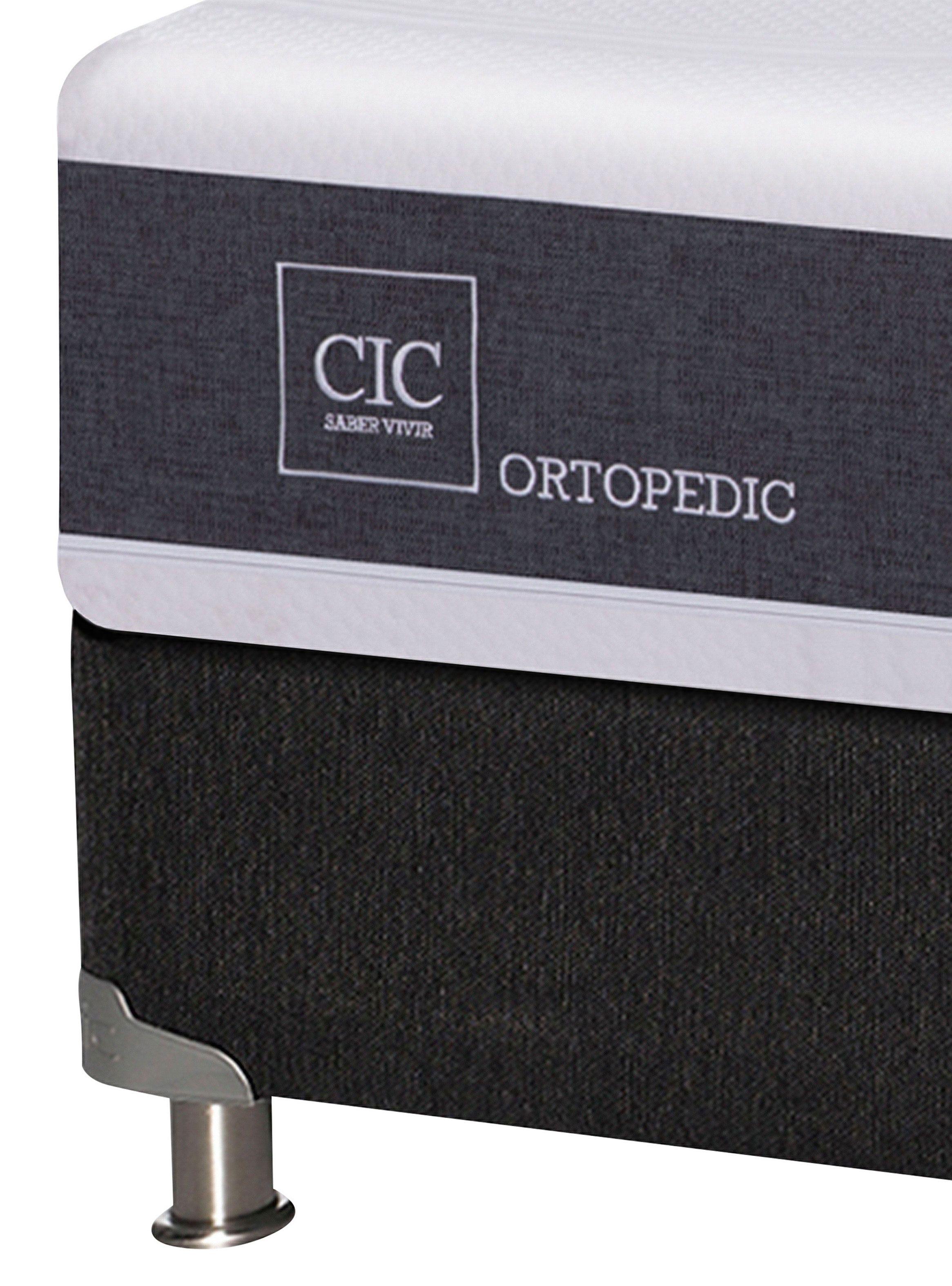 Box Spring New Ortopedic B5 BK 1.5 Plazas + Respaldo Tigris-3