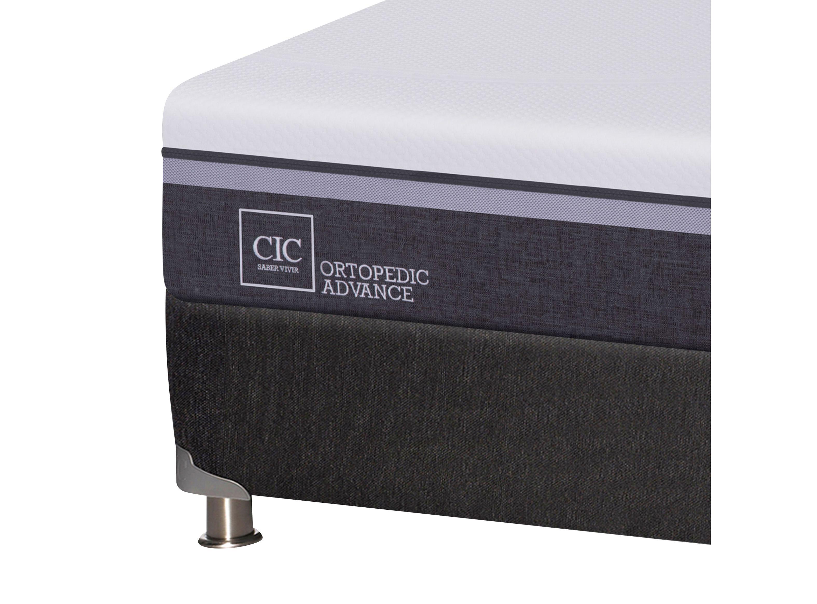Box Spring Ortopedic Advance B5 Black King + Respaldo Tigris-4