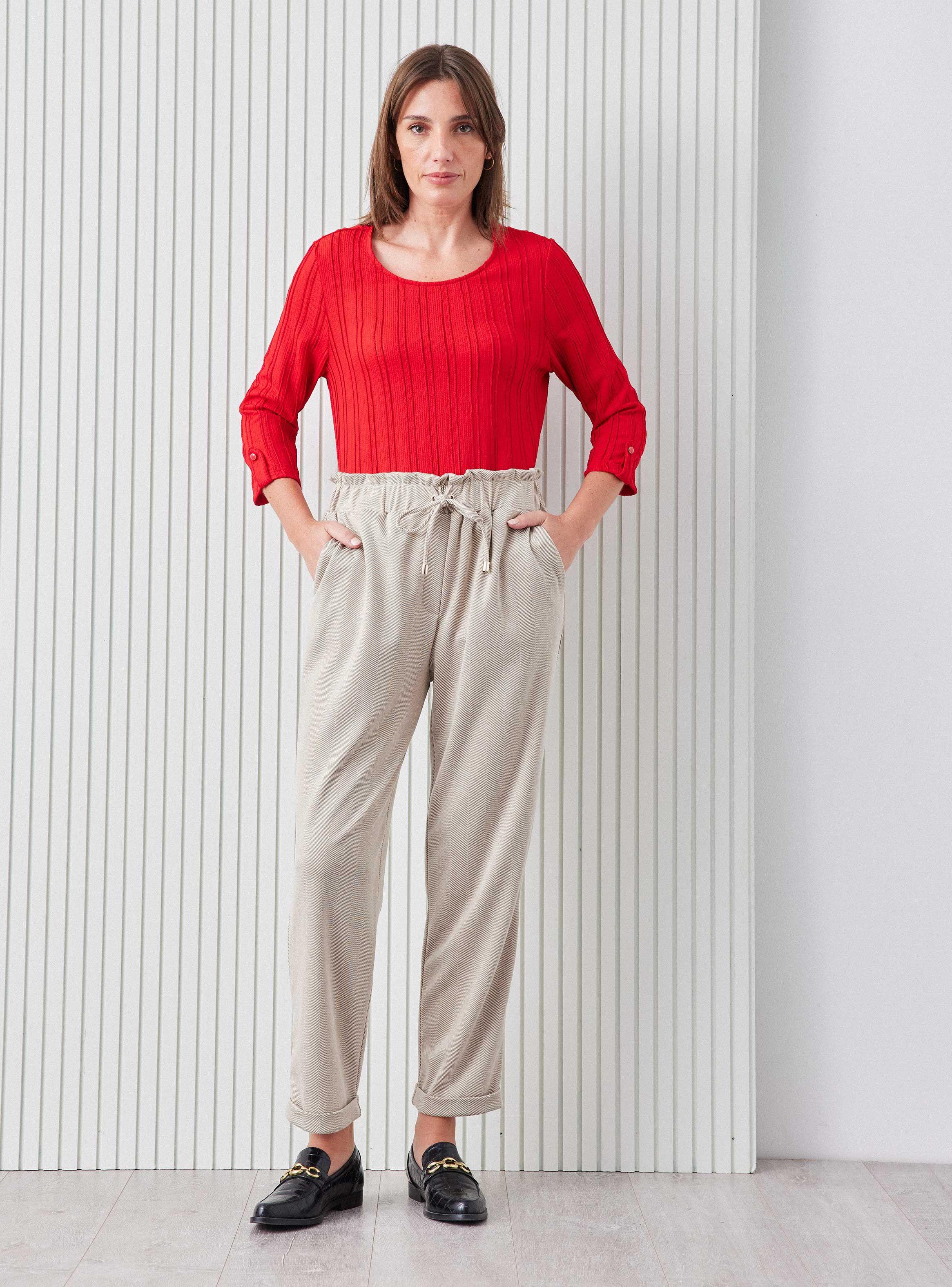 Pantalón Cintura Elástica y Cordón-4