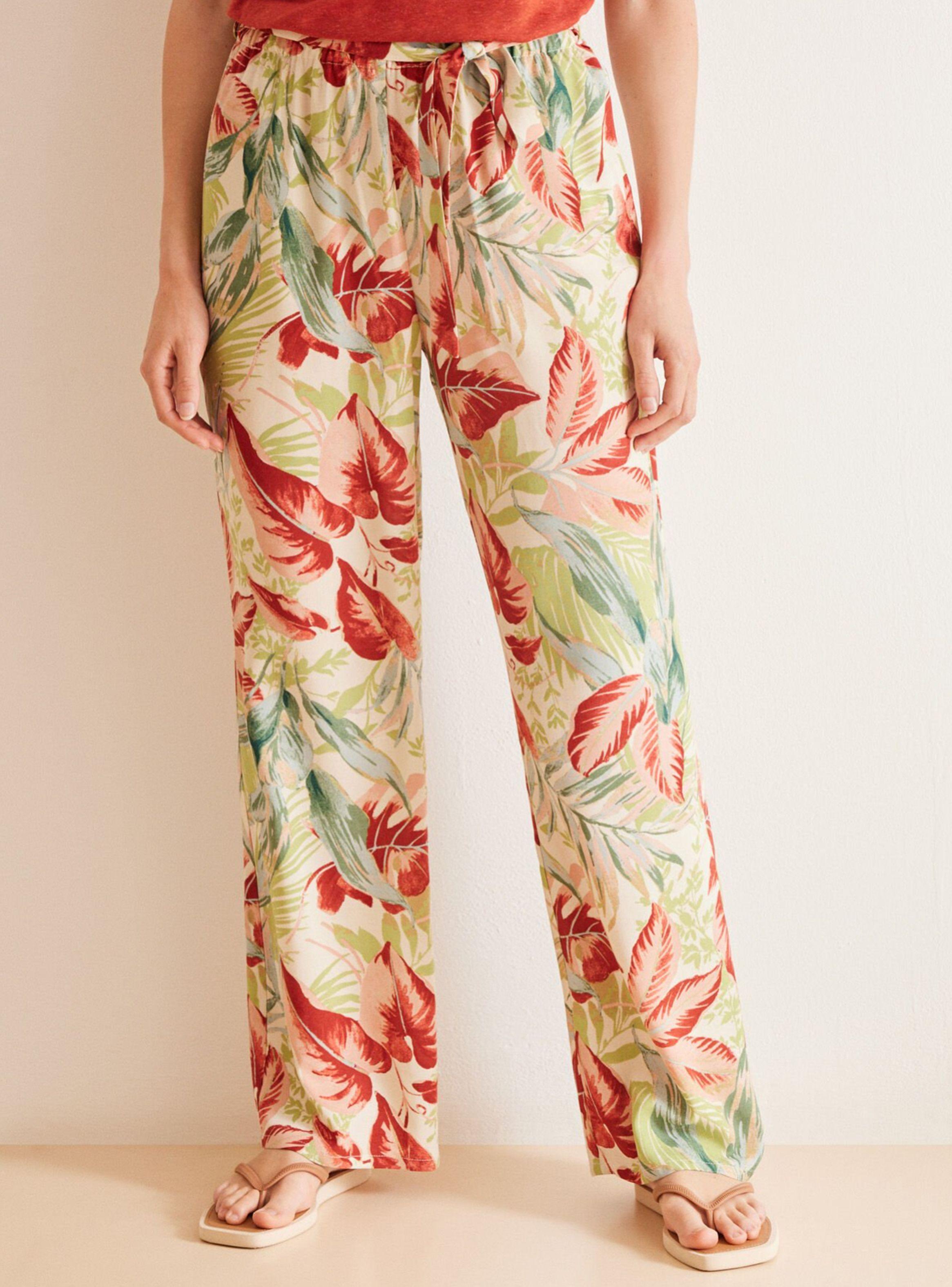 Pantalón Largo Fluido Tropical-0