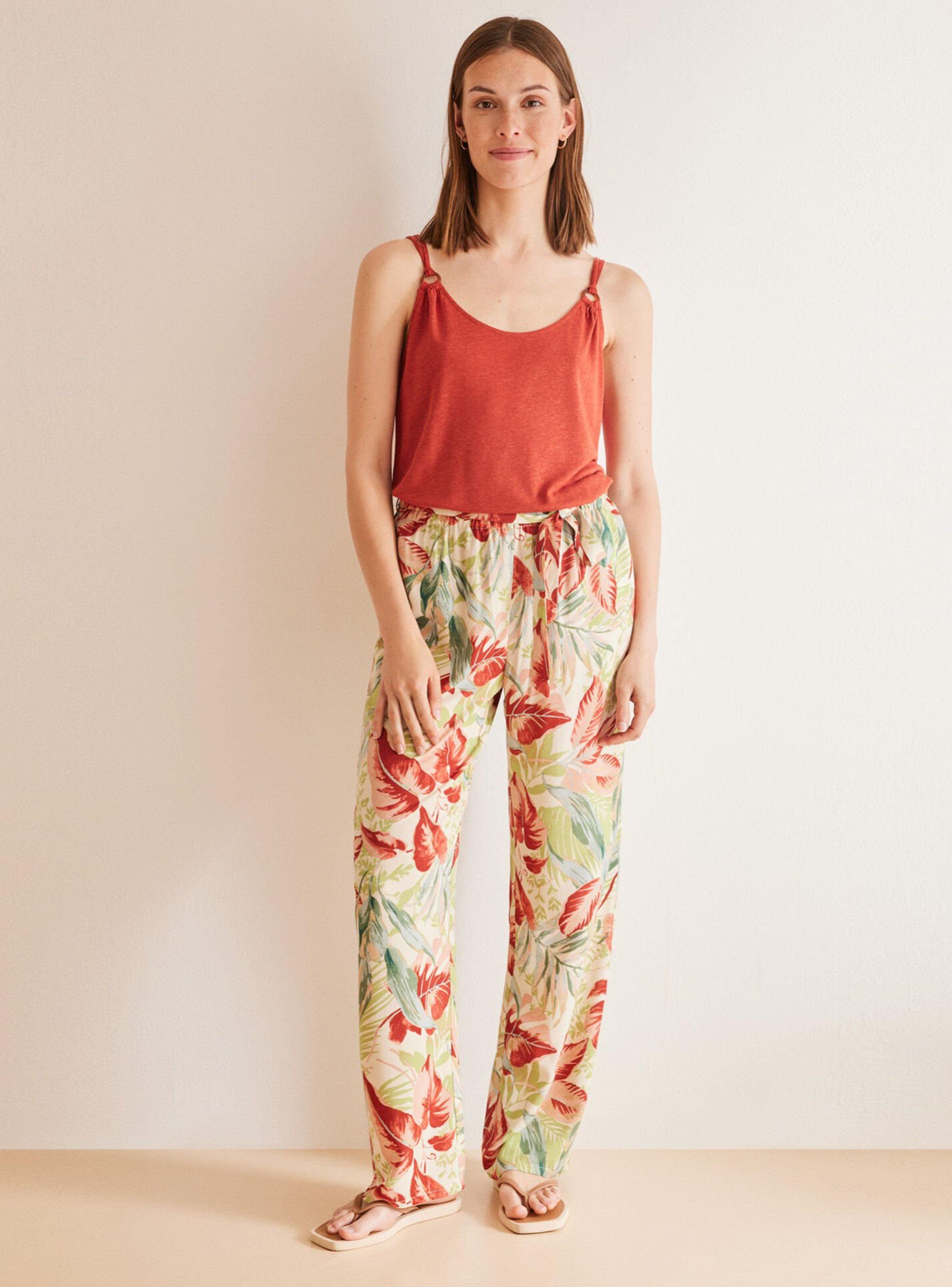 Pantalón Largo Fluido Tropical-3