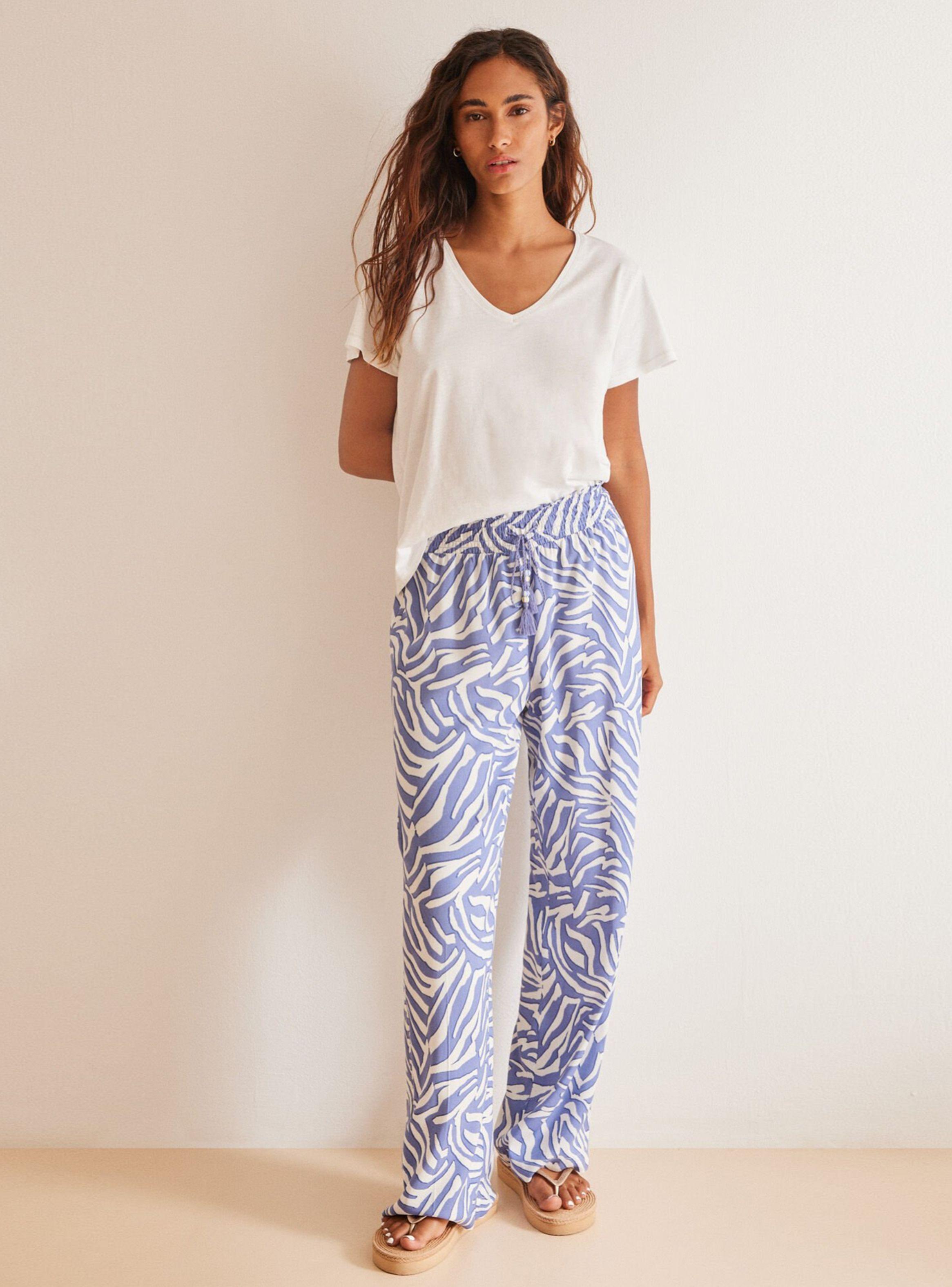 Pantalón Estampado Cebra-3