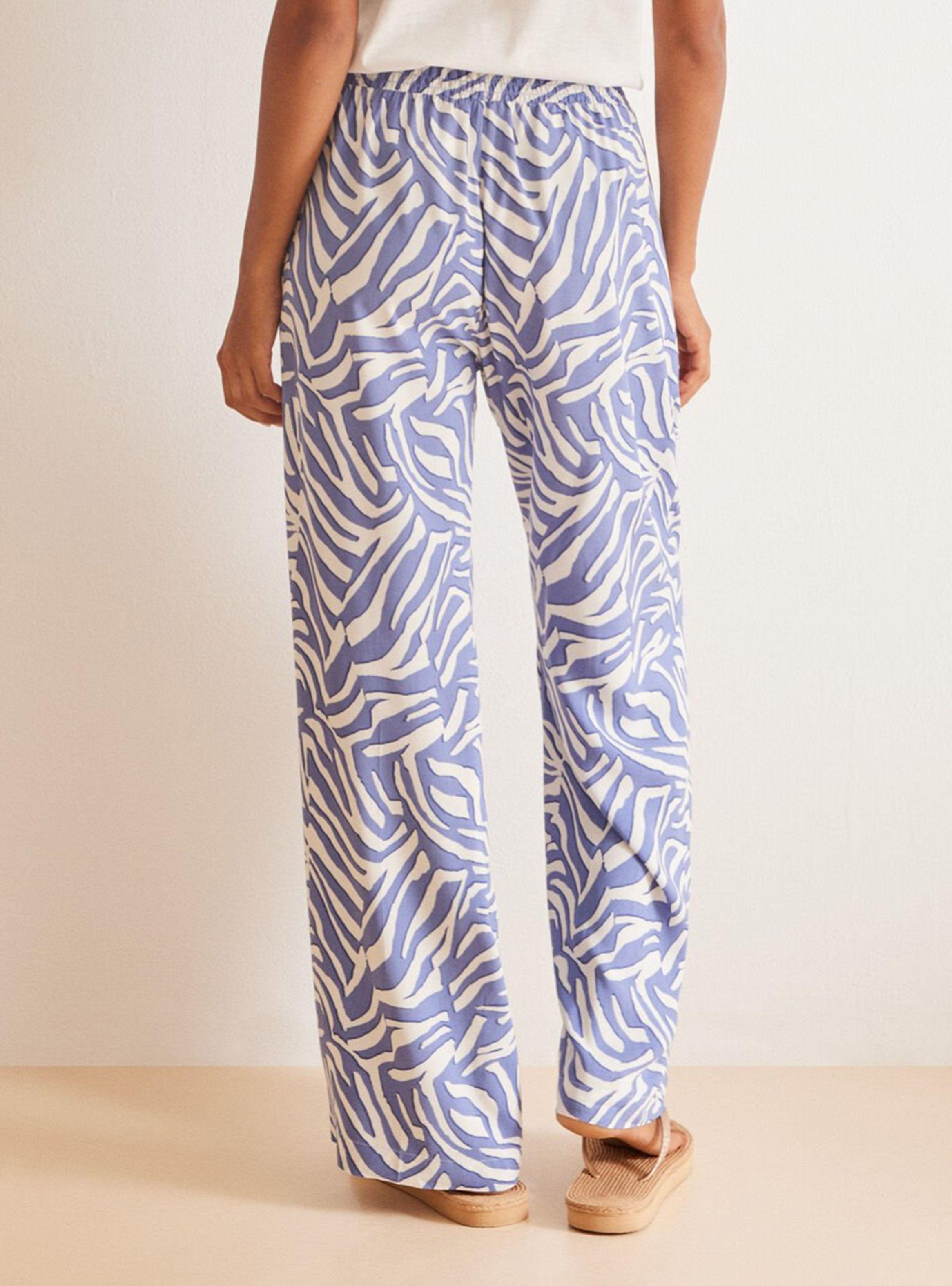 Pantalón Estampado Cebra-1