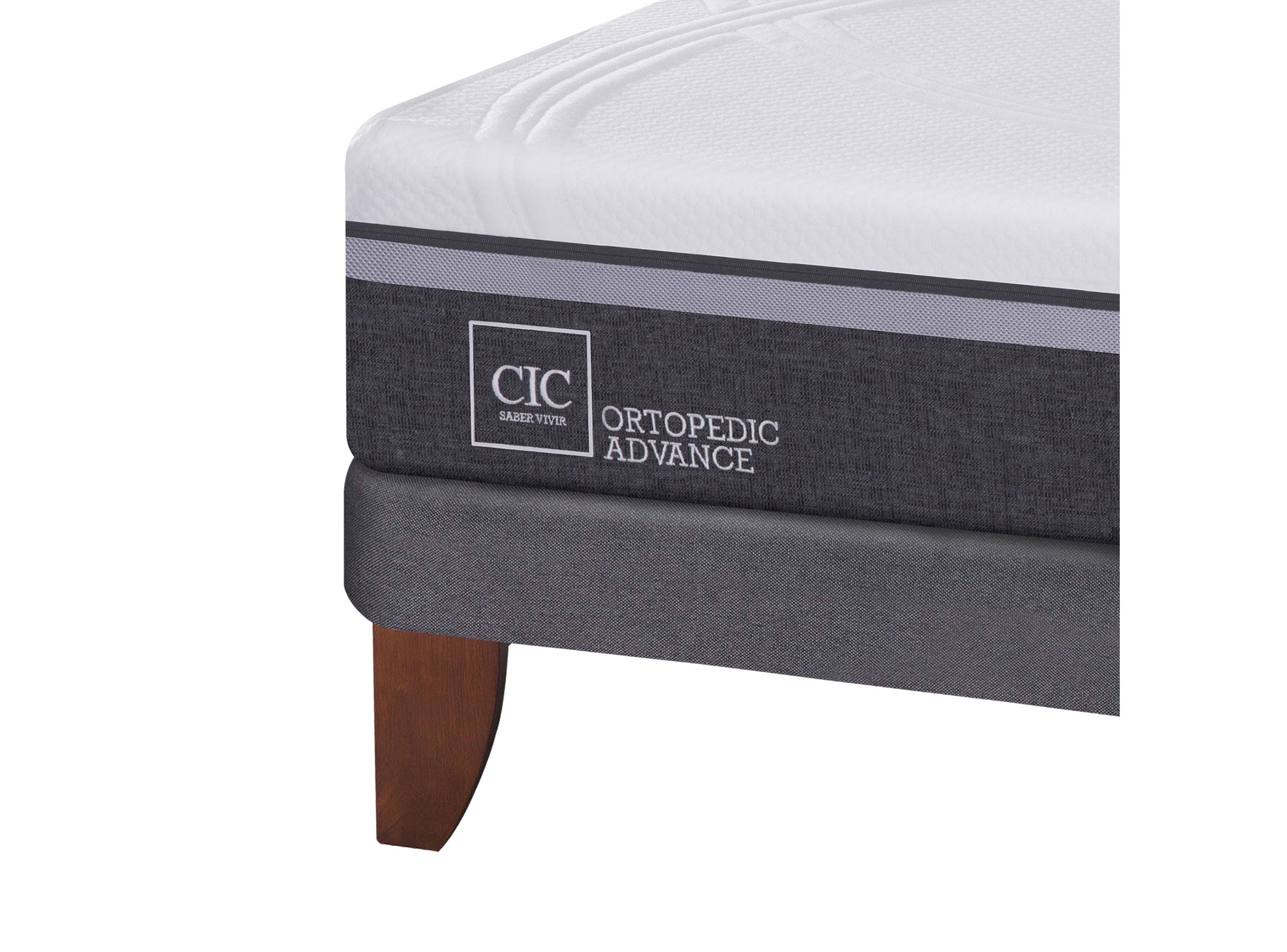 Cama Europea Ortopedic Advance King + Set Muebles New Torino Chocolate-4