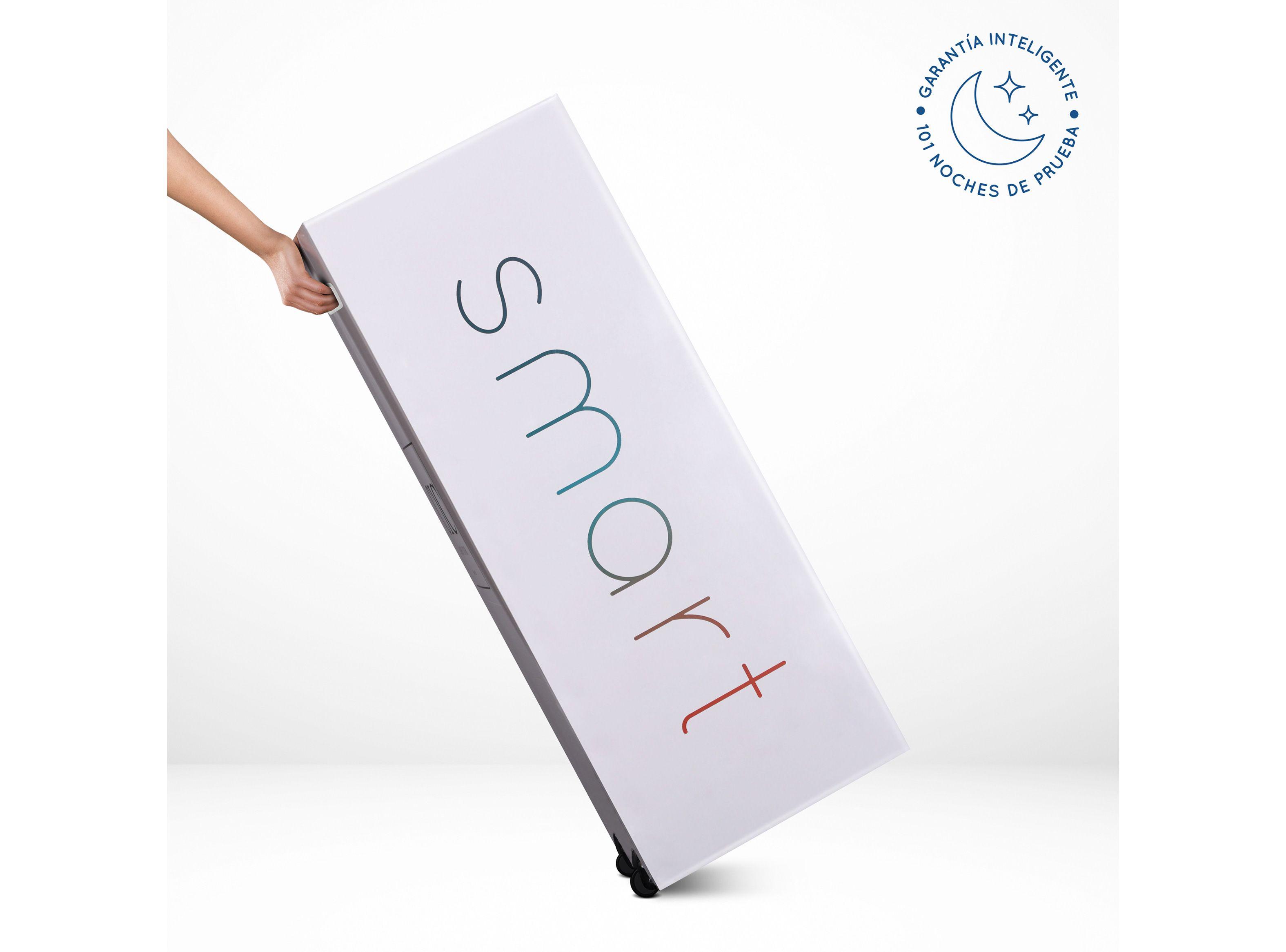 Cama Europea Smart 1.5 Plazas + Set Muebles New Torino Chocolate-4