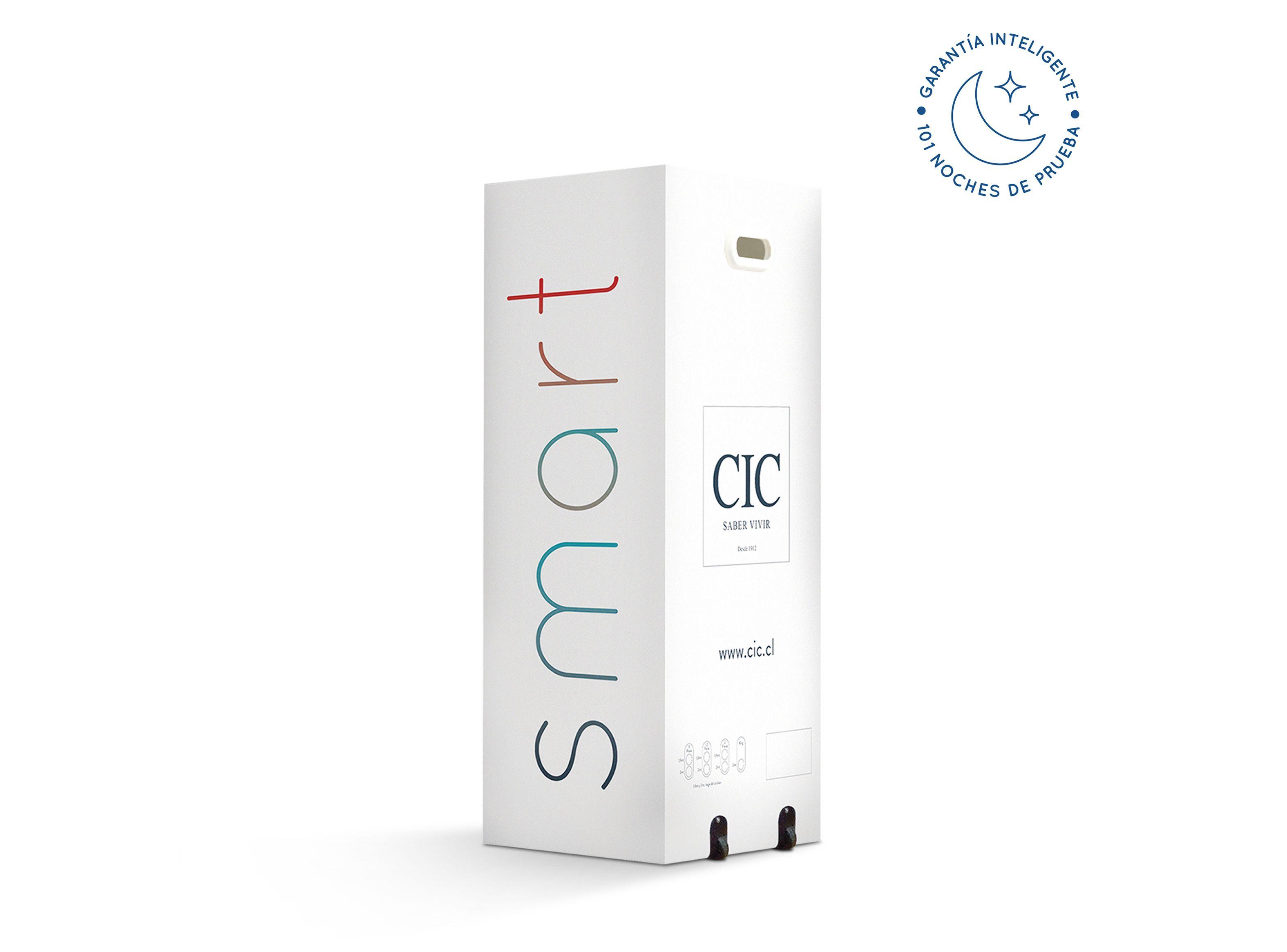 Cama Europea Smart 1.5 Plazas + Set Muebles New Torino Chocolate-3