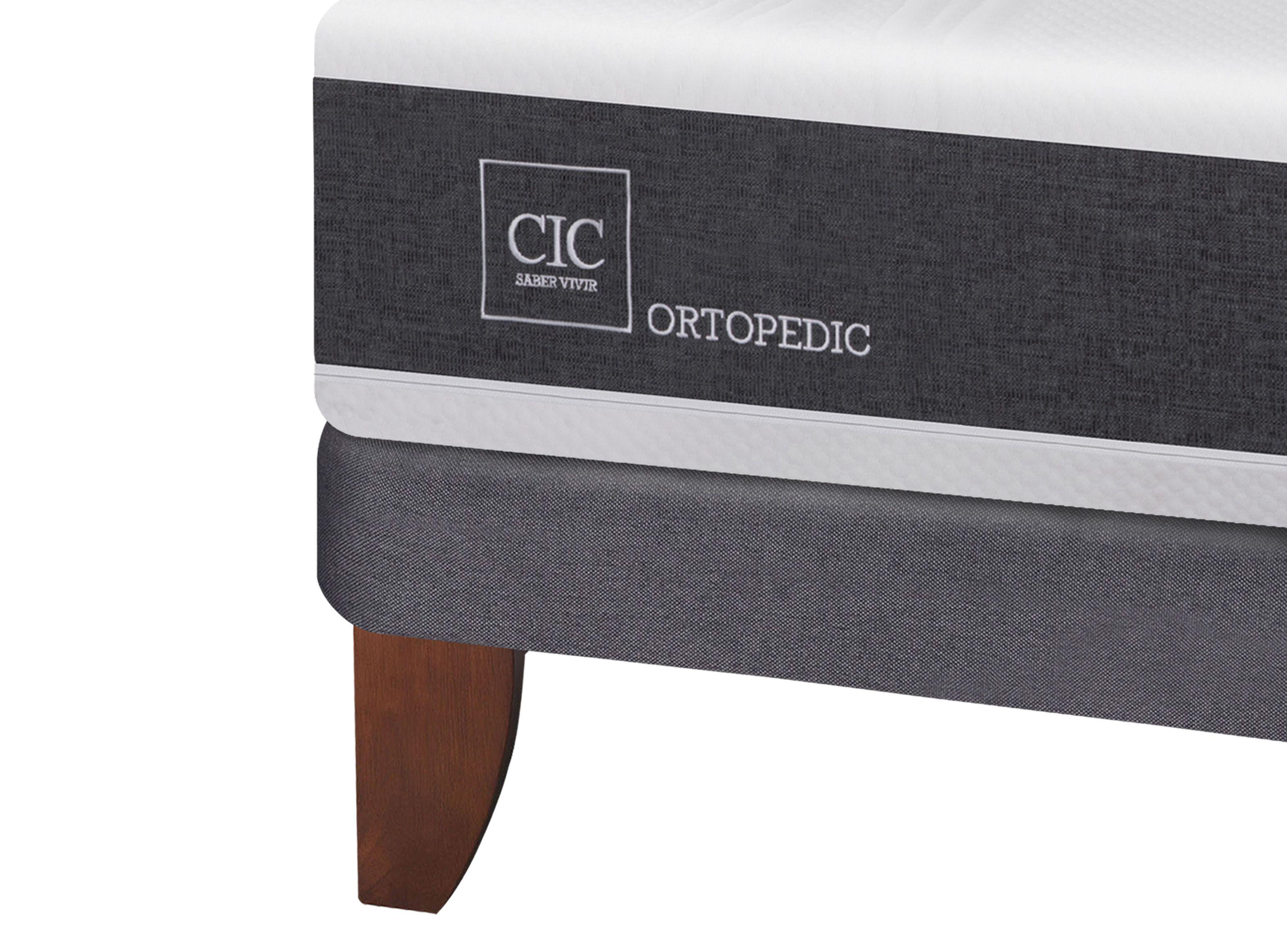 Cama Europea New Ortopedic 2 Plazas Base Dividida + Set Muebles Eufrates-3