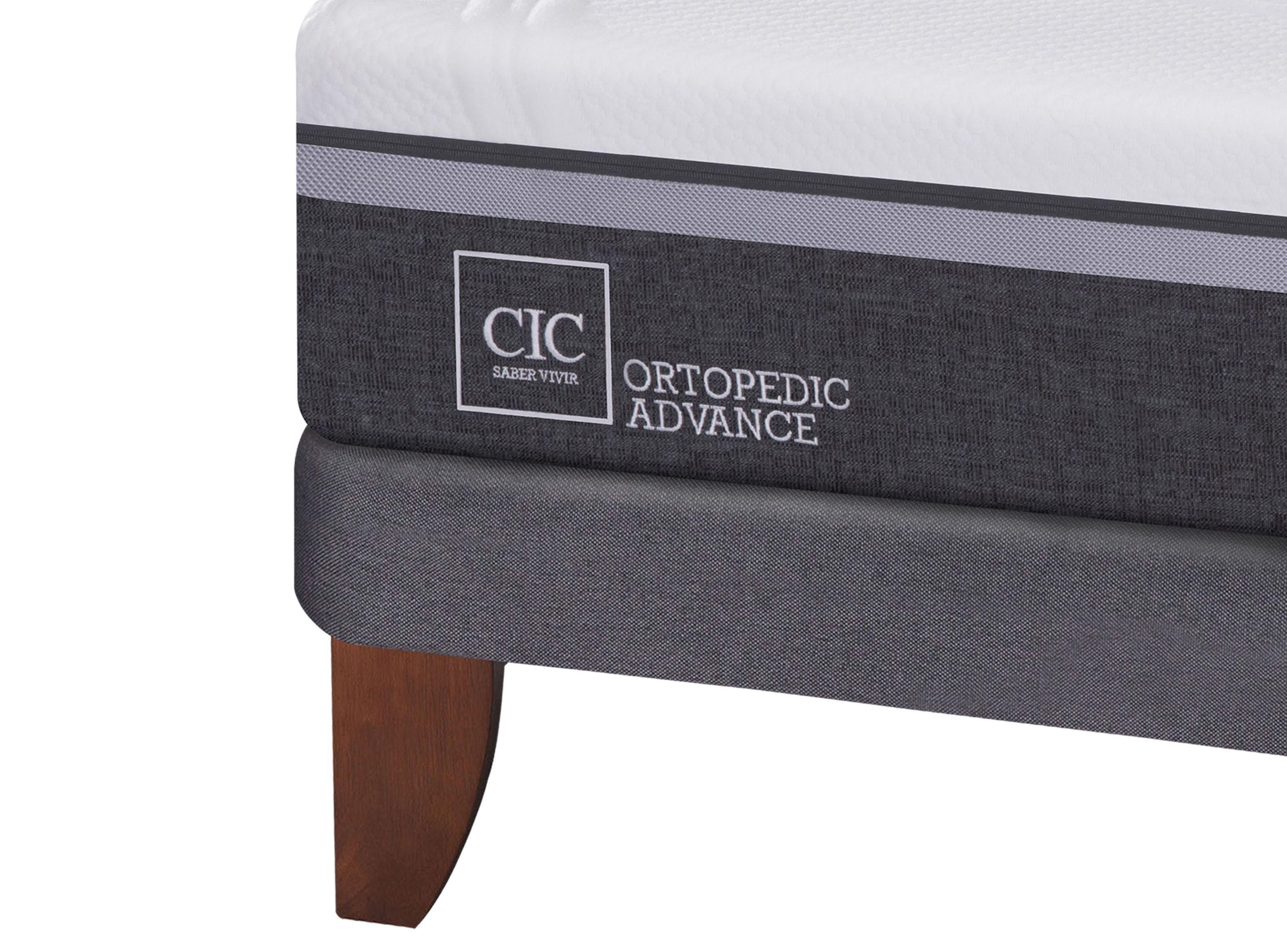 Cama Europea Ortopedic Advance 2 Plazas Base Dividida + Set Muebles Eufrates-3