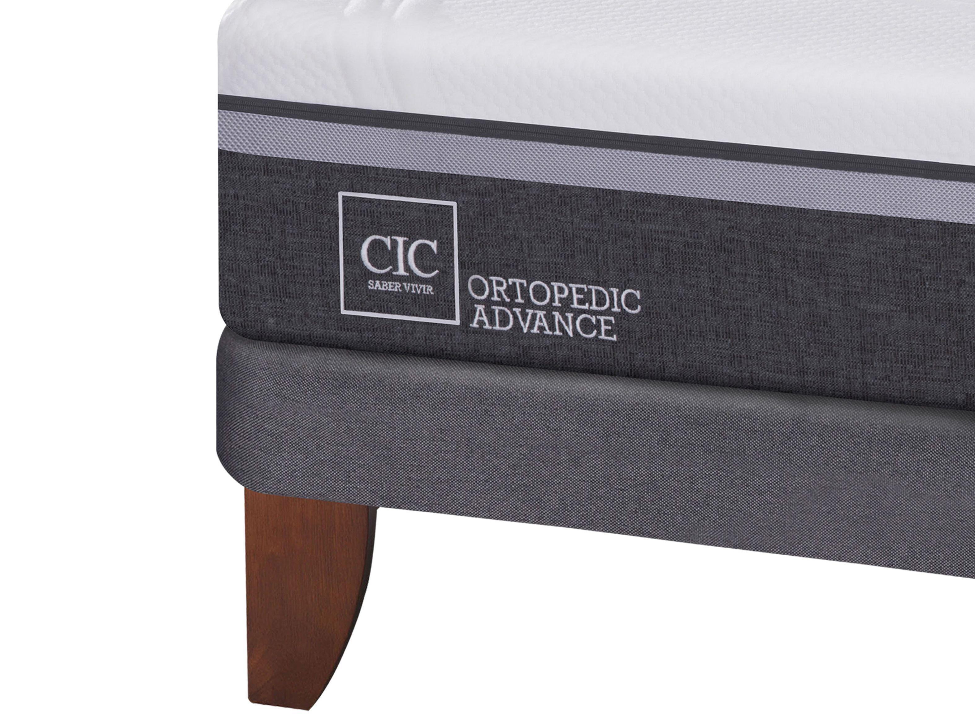 Cama Europea Ortopedic Advance King Base Dividida + Set Muebles Eufrates-2