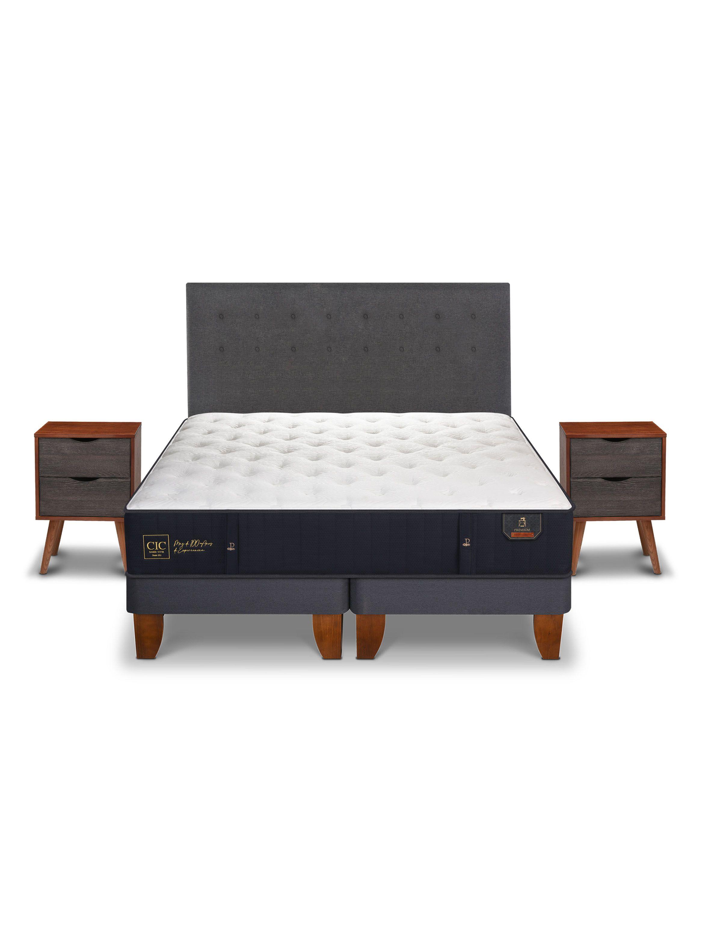 Cama Europea Premium King Eufrates + Set Muebles-2