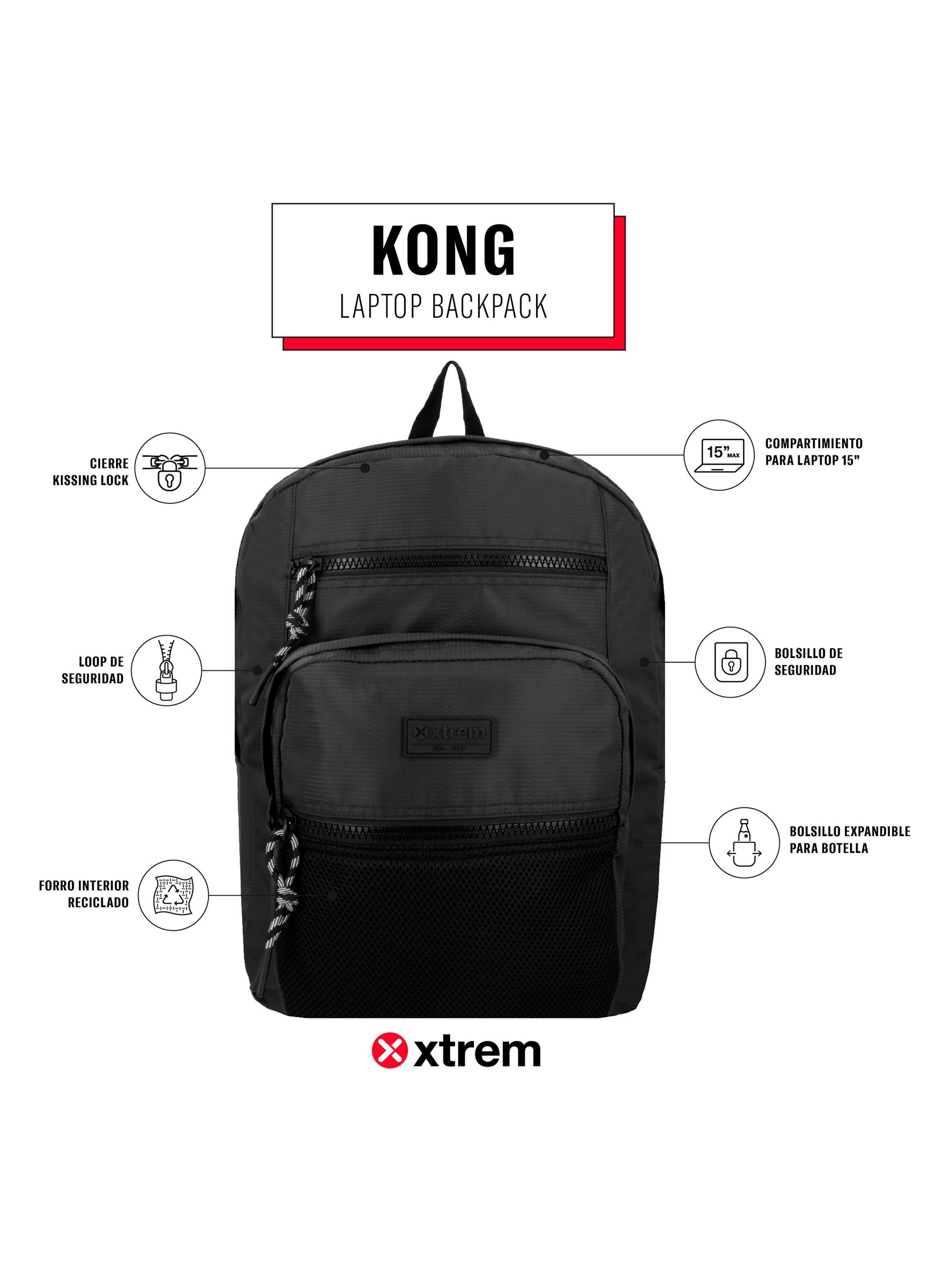 Mochila Notebook Kong 5Xt Negro 15"-1