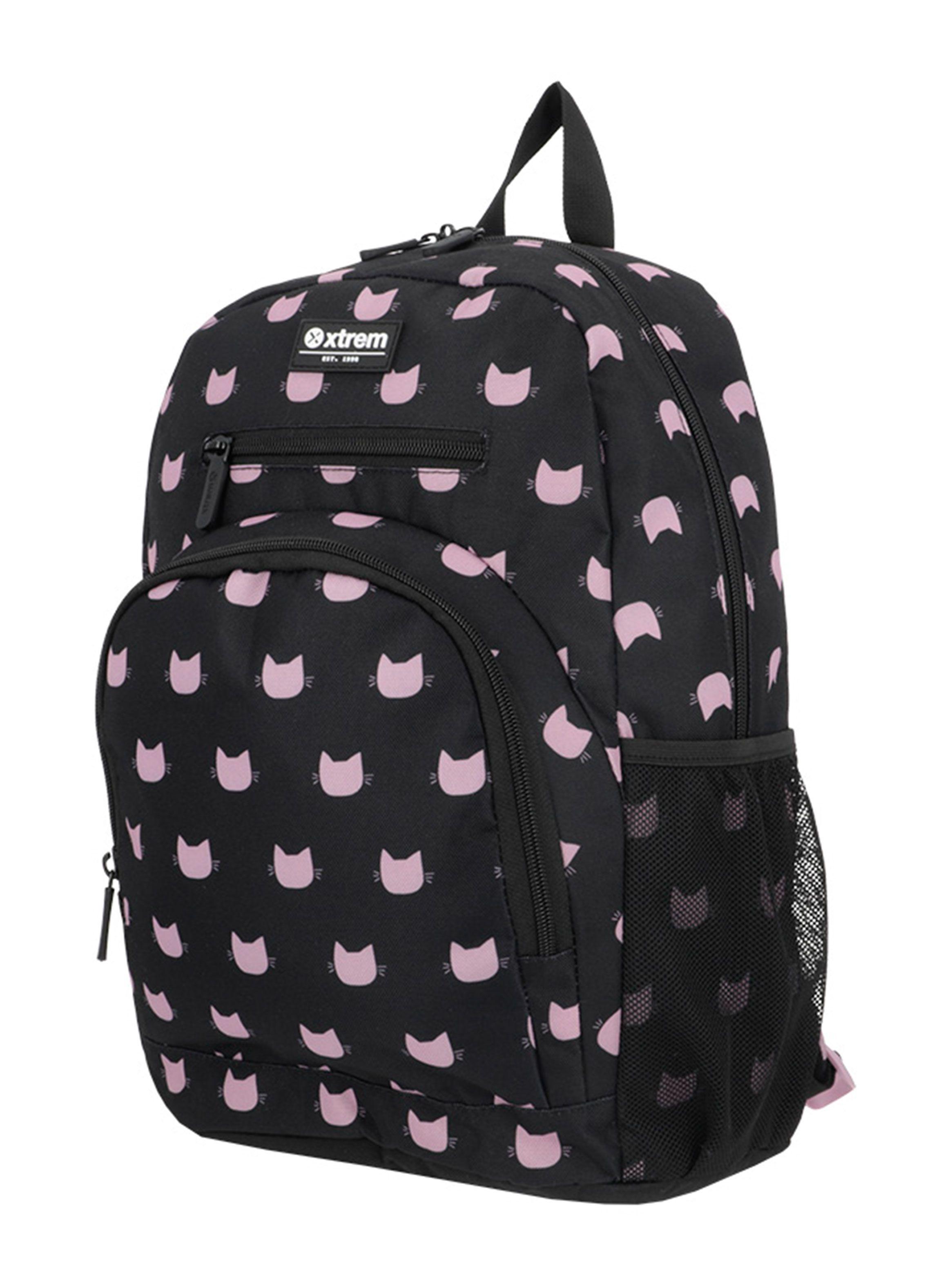 Multipack 5Xt Mochila Niña Gatos Negro-1