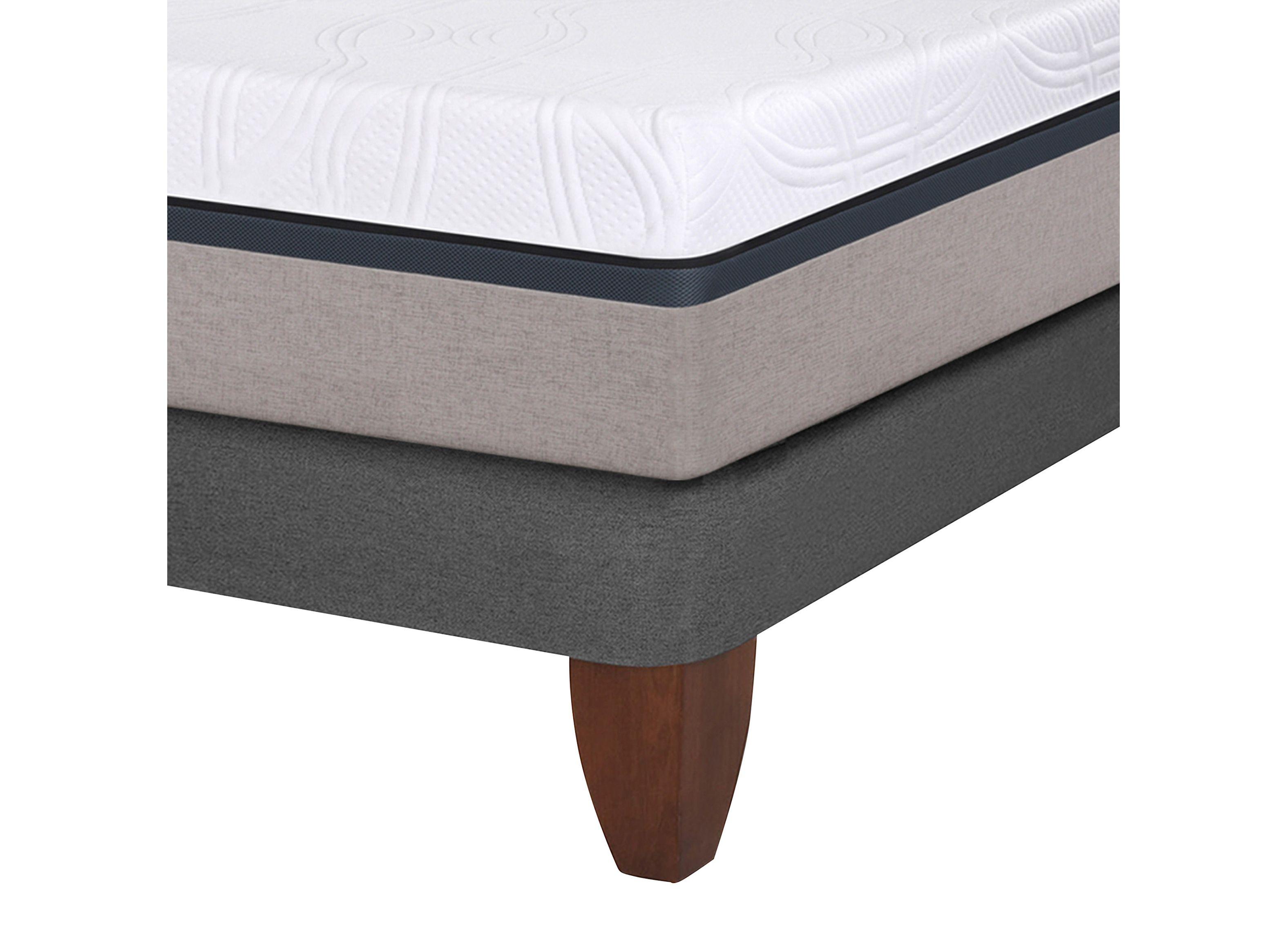 Cama Europea Balance 2 Plazas Base Dividida + Respaldo Baker-4