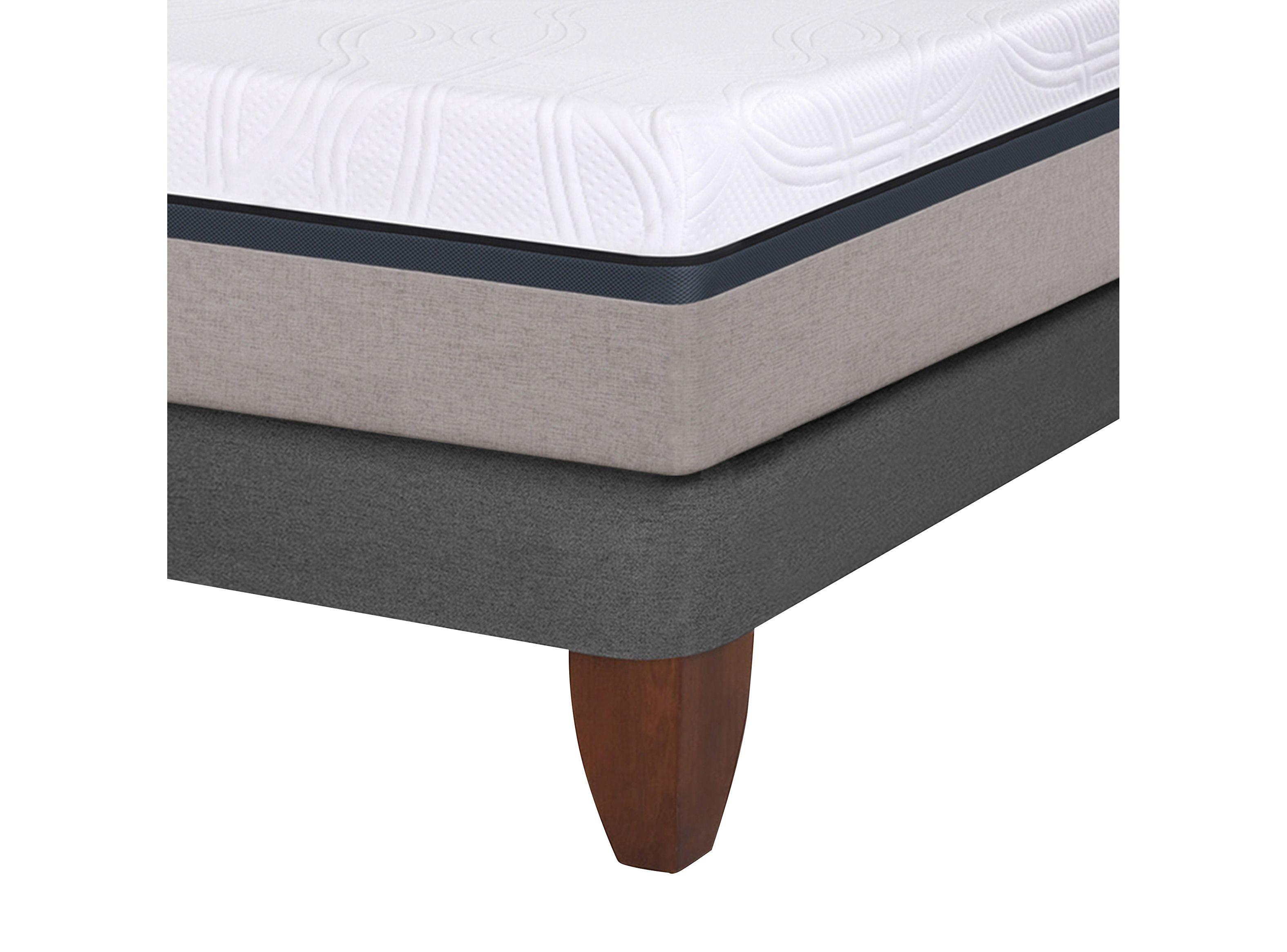 Cama Europea Balance King + Set Muebles Baker Firmeza Intermedio-4