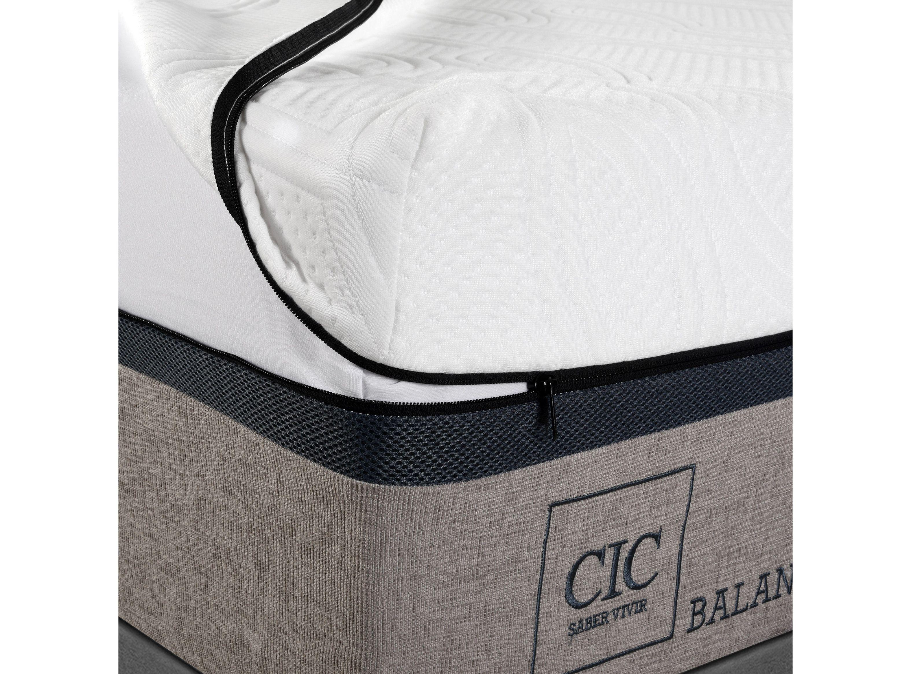 Cama Europea Balance King + Set Muebles Baker Firmeza Intermedio-2