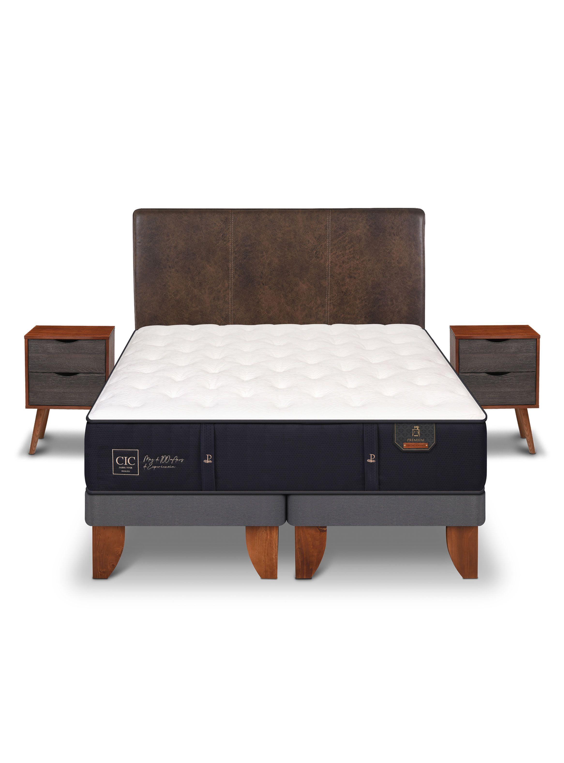Cama Europea Premium King Baker + Set Muebles-2
