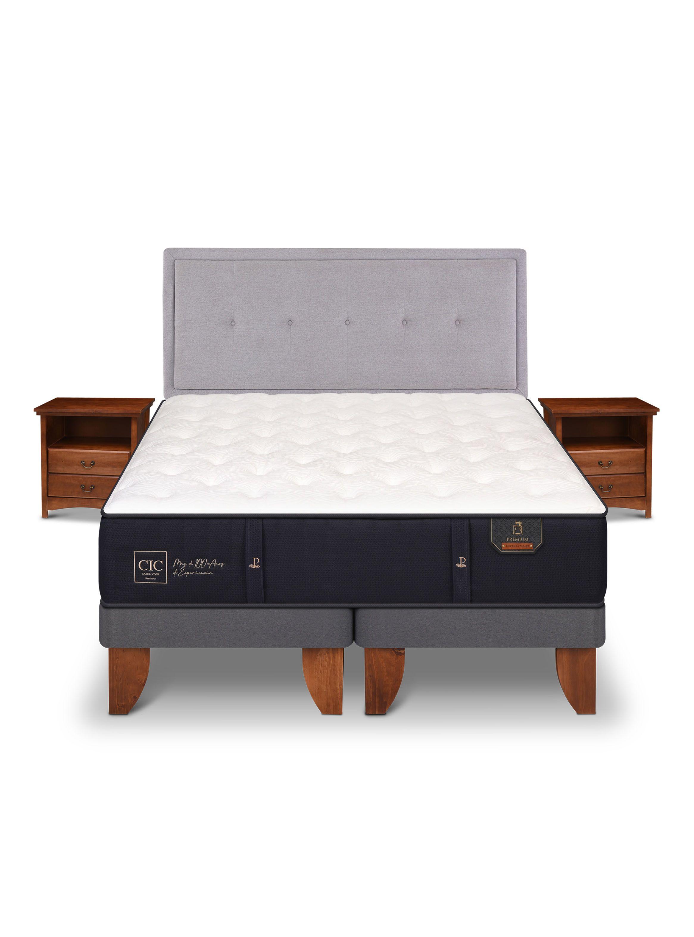 Cama Europea Premium King Ganges + Set Muebles-2