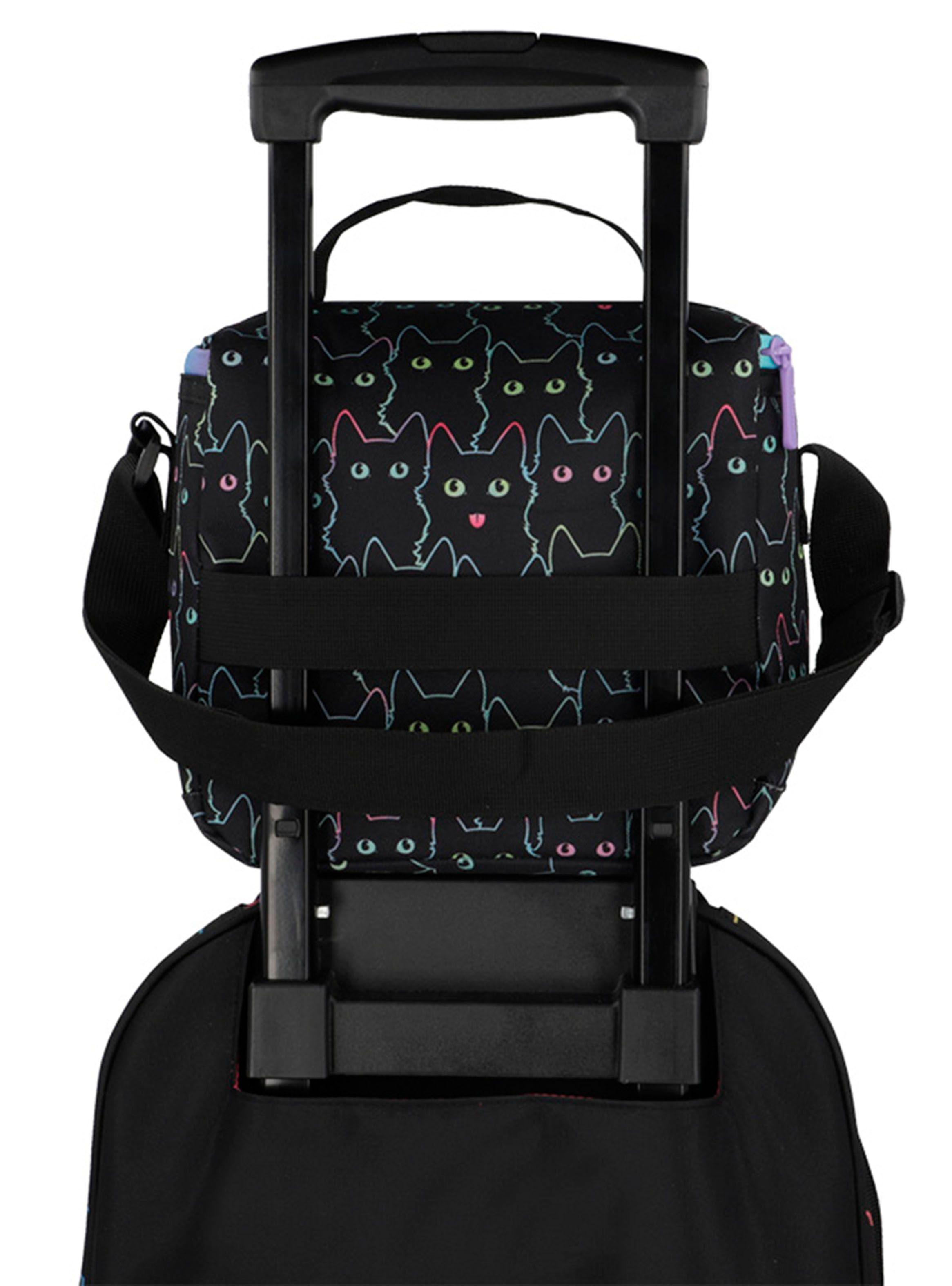 Triple Pack 5Xt Mochila Niña Gatos Negro-4
