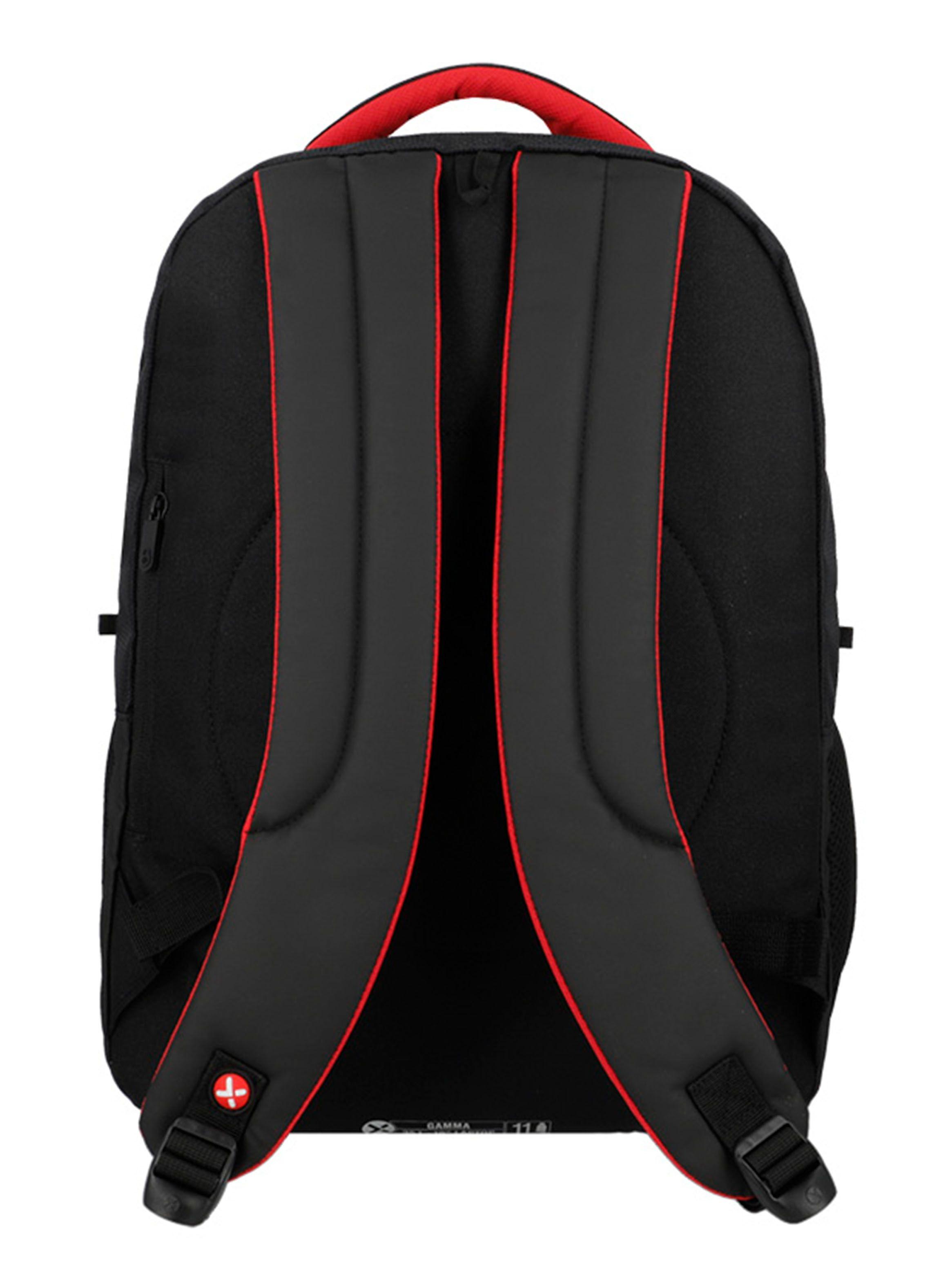 Mochila Notebook Gamma 5Xt Negro/Rojo 16"-2