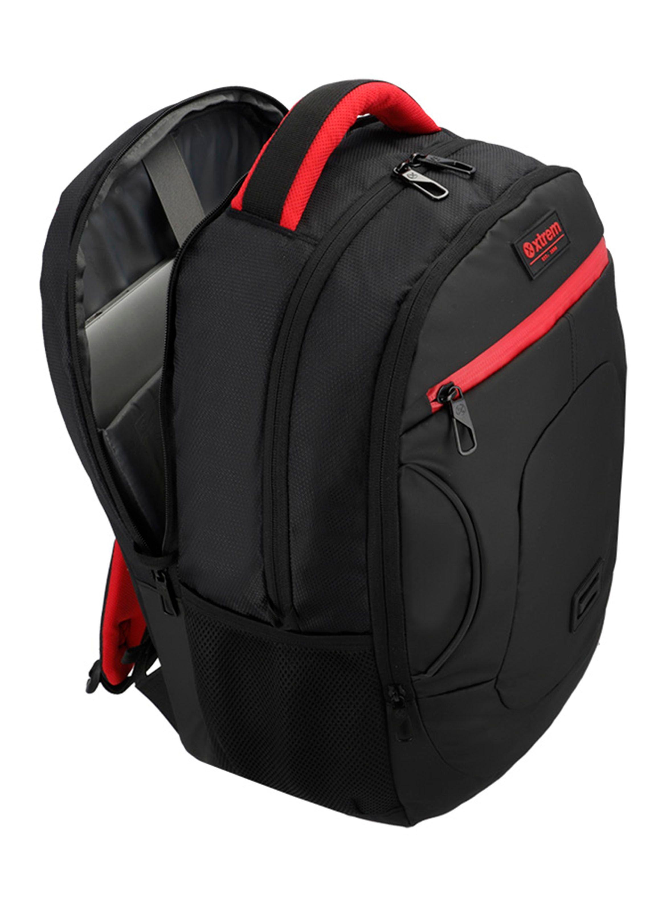 Mochila Notebook Gamma 5Xt Negro/Rojo 16"-4