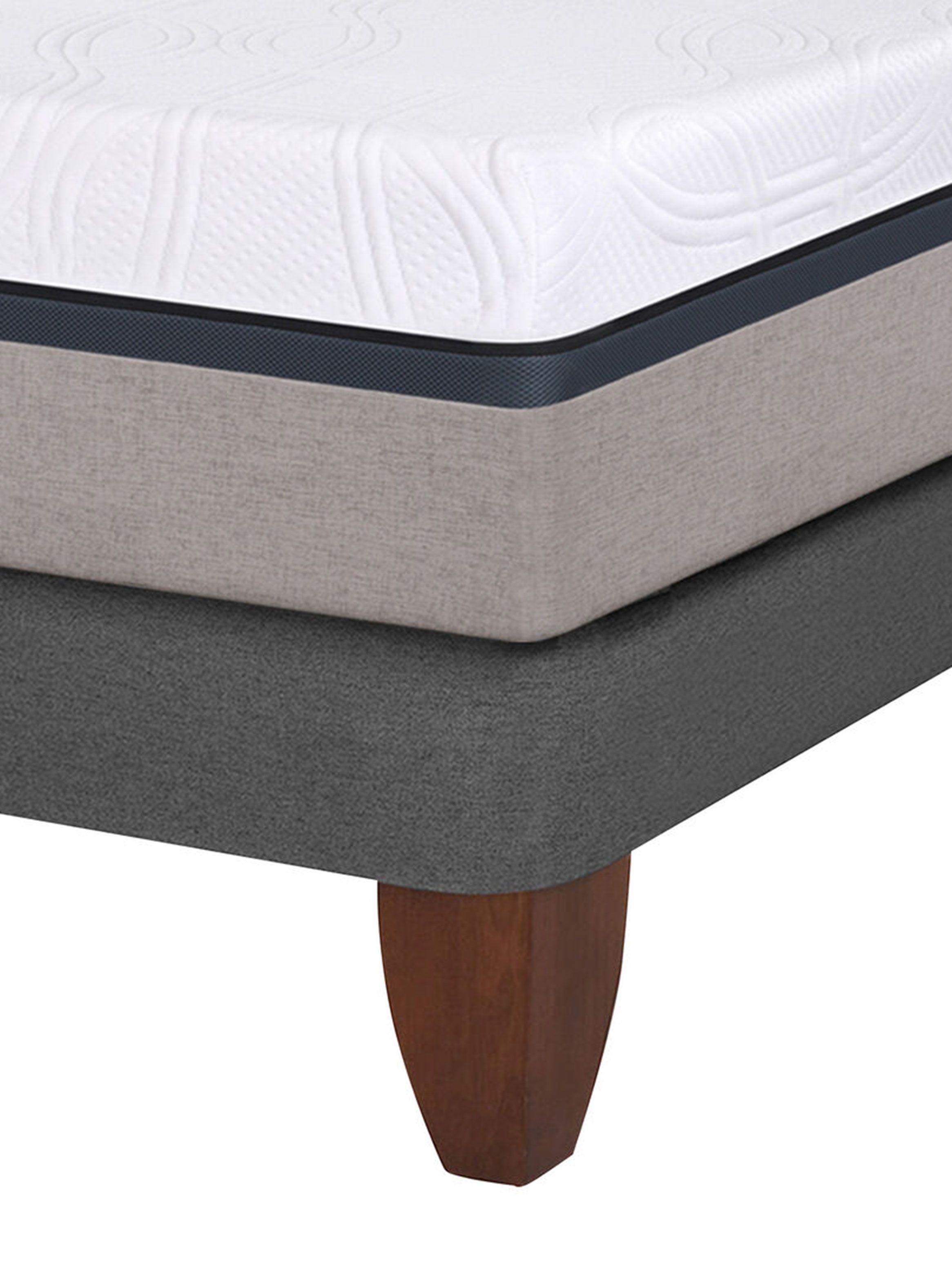 Cama Europea Balance 2 Plazas Base Dividida + Respaldo Kavery-4